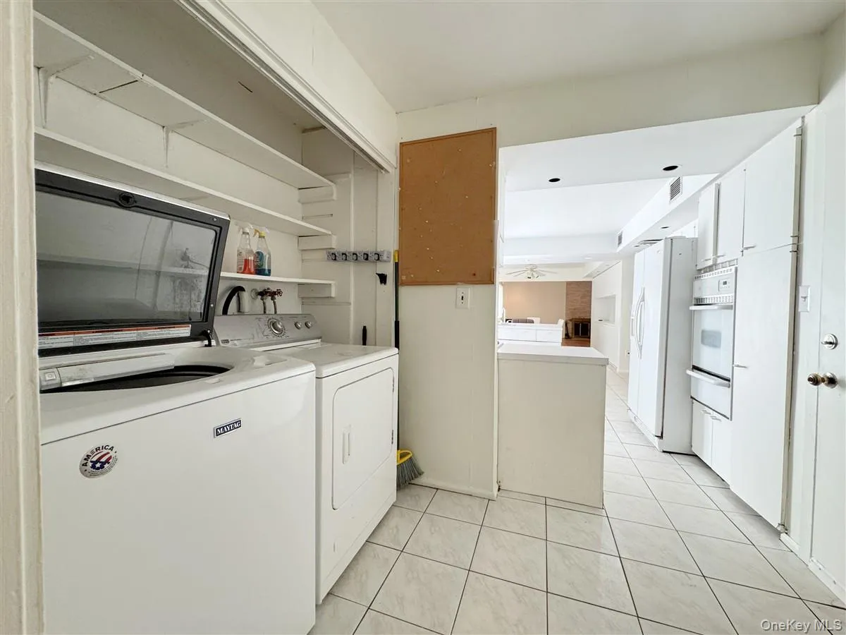 Laundry room off kitchen Laundry room off kitchen