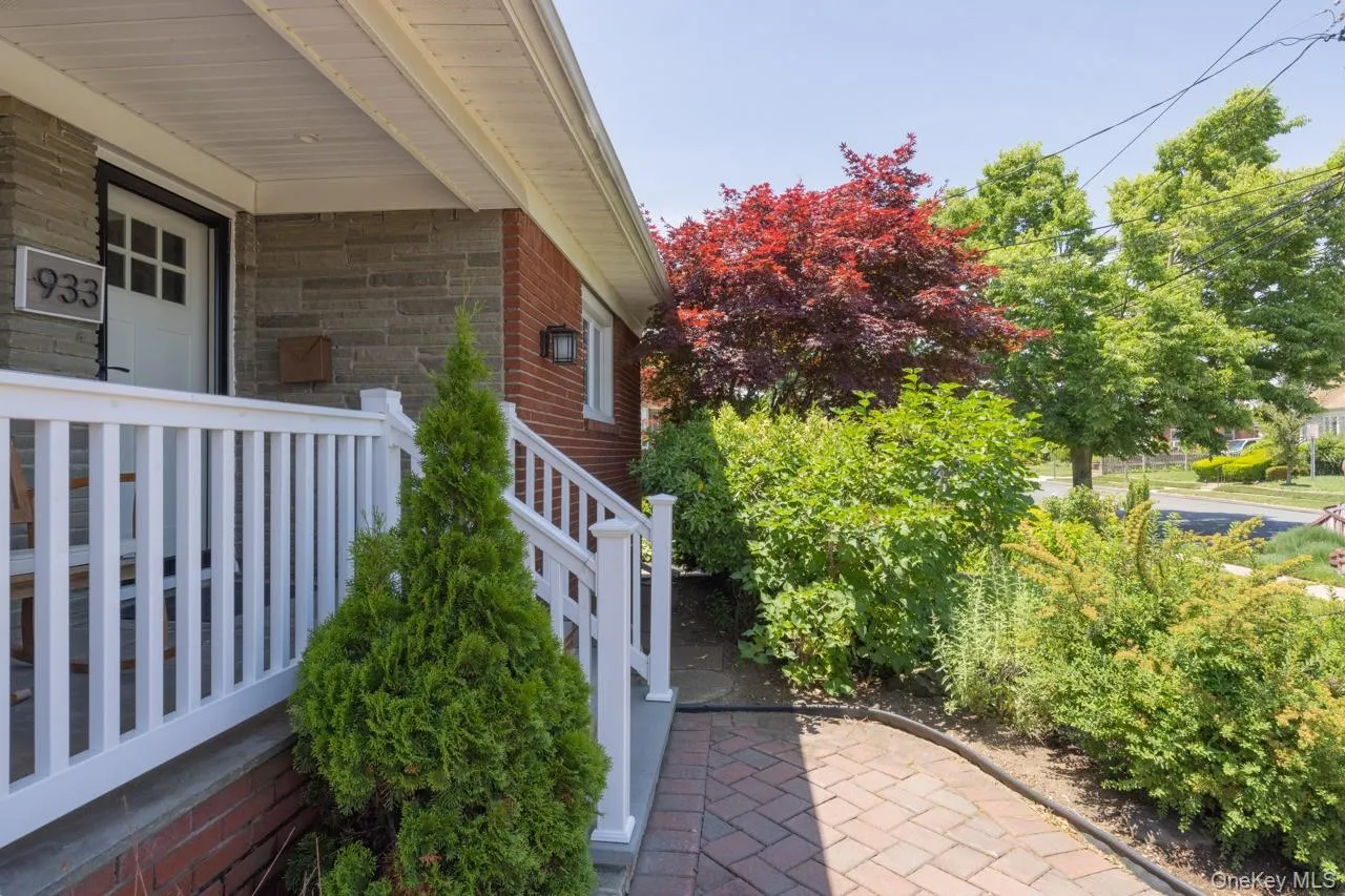 Updated walkway pavers, renovated stone porch Updated walkway pavers, renovated stone porch
