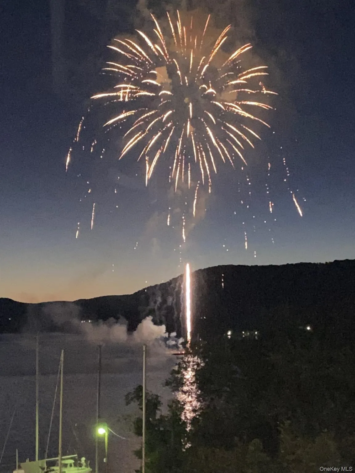 Front row seats from your balcony to the many firework displays put on by the town of Peekskill. Front row seats from your balcony to the many firework displays put on by the town of Peekskill.