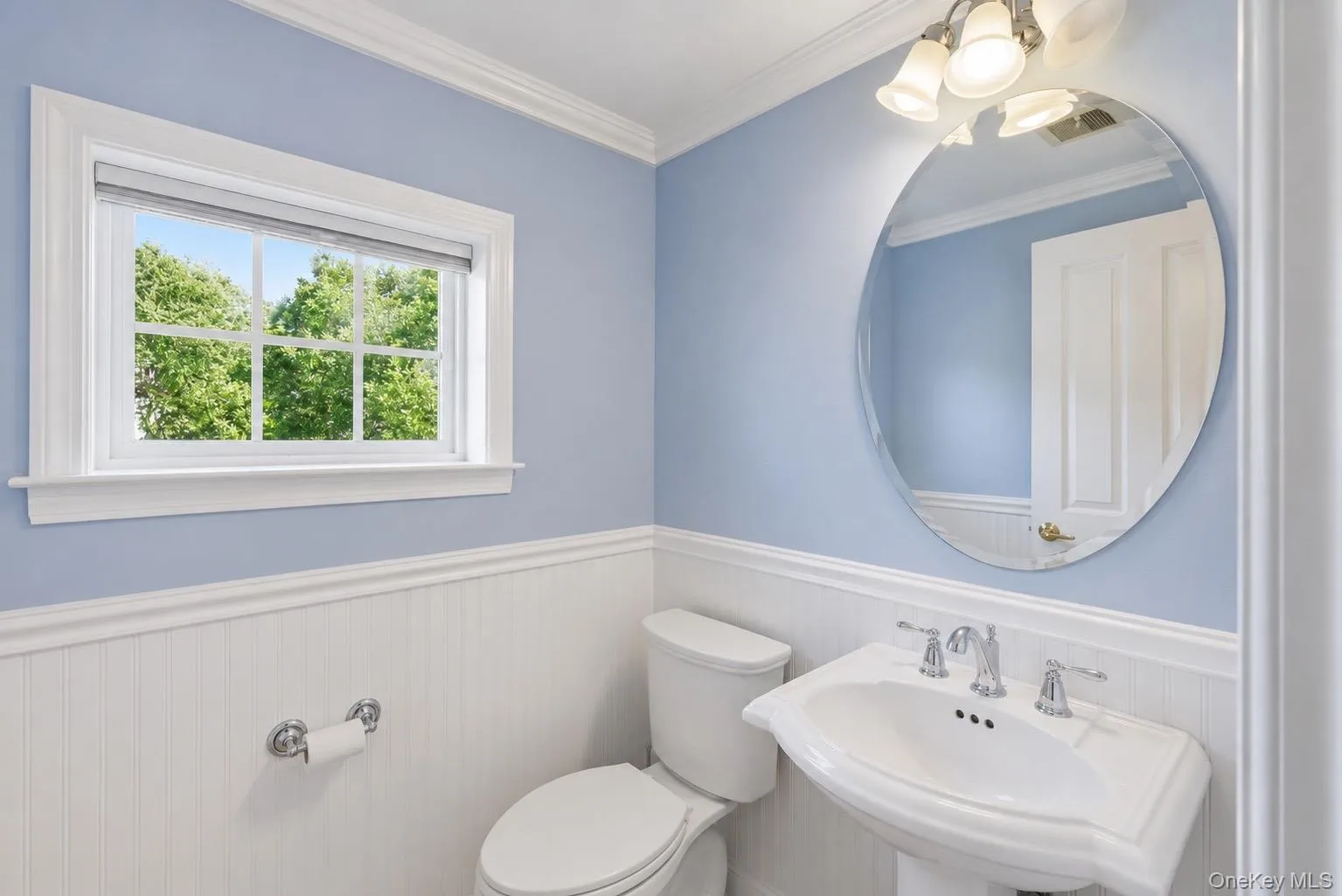 Renovated powder room Renovated powder room