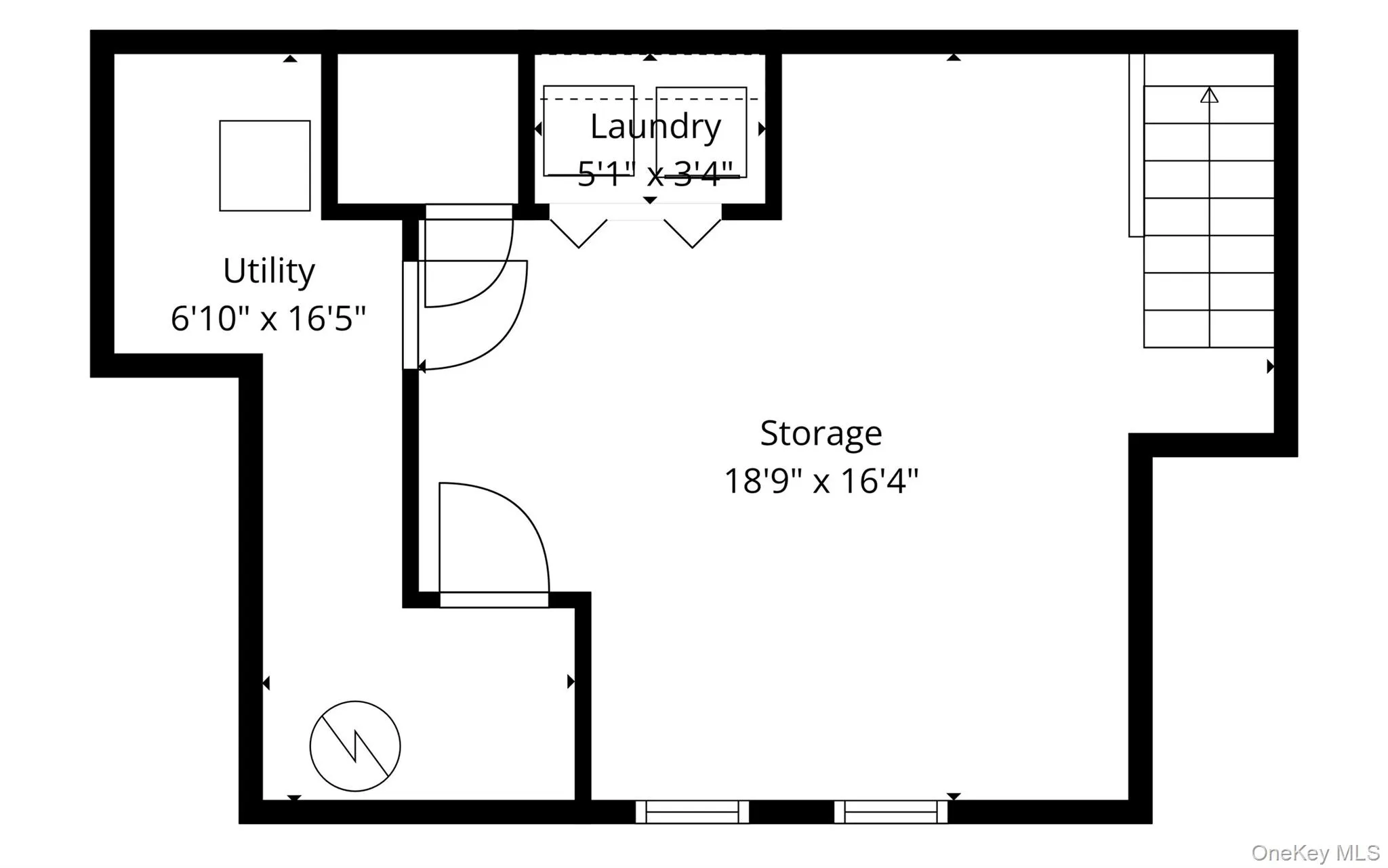 Basement floor plan Basement floor plan