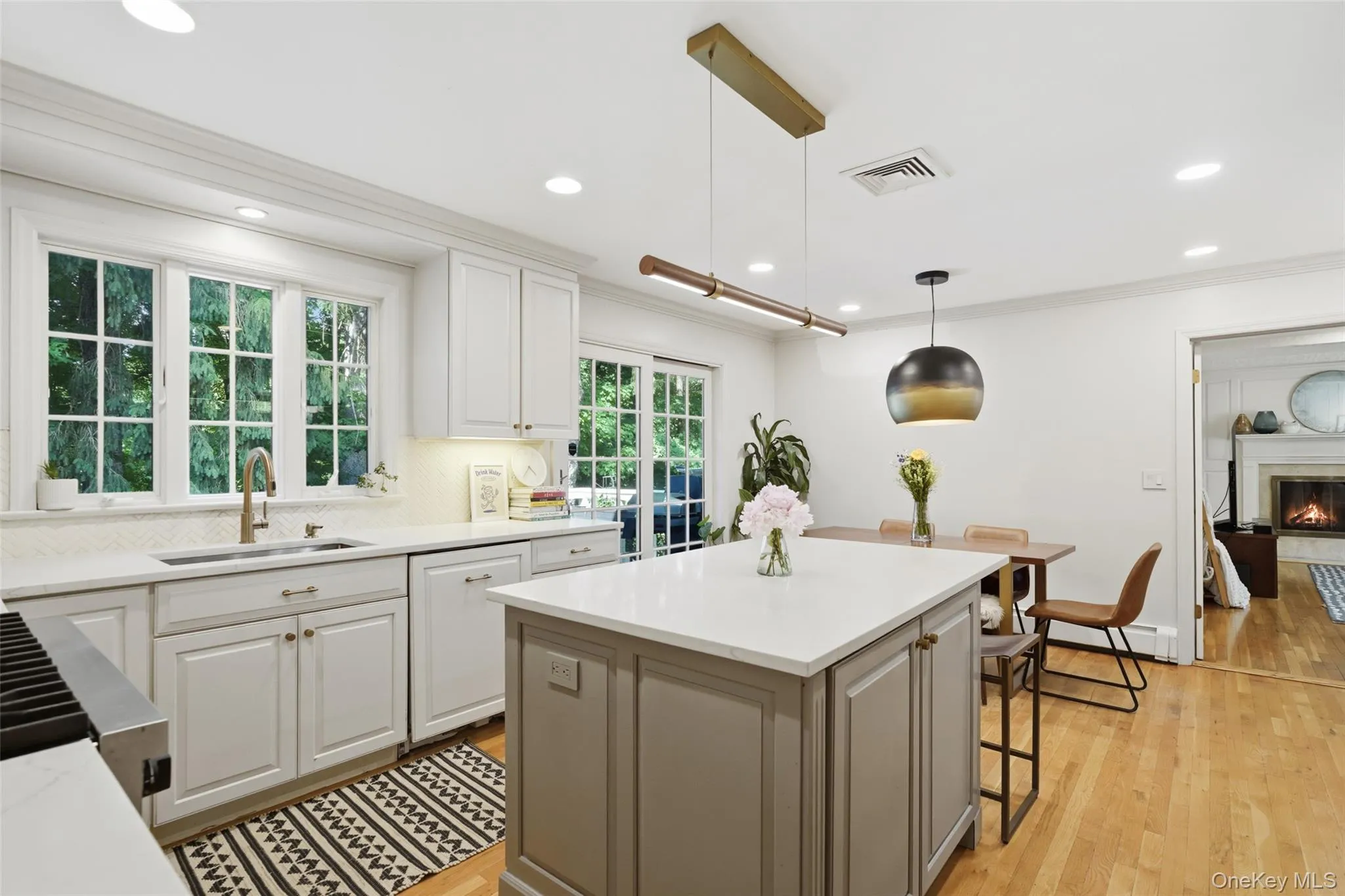 Kitchen with view to family room Kitchen with view to family room