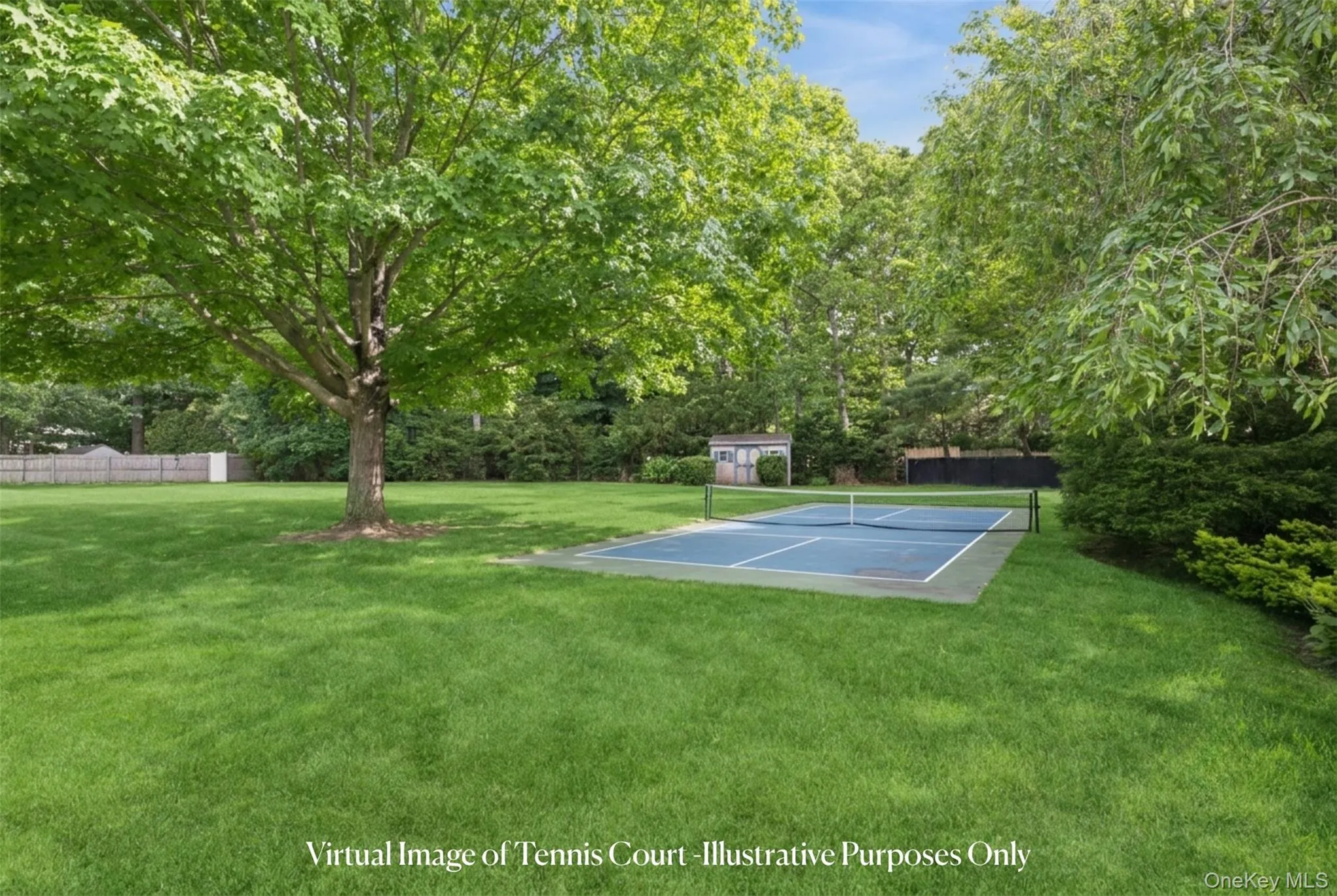 Virtual Image of Tennis Court -Illustrative Purposes Only Virtual Image of Tennis Court -Illustrative Purposes Only
