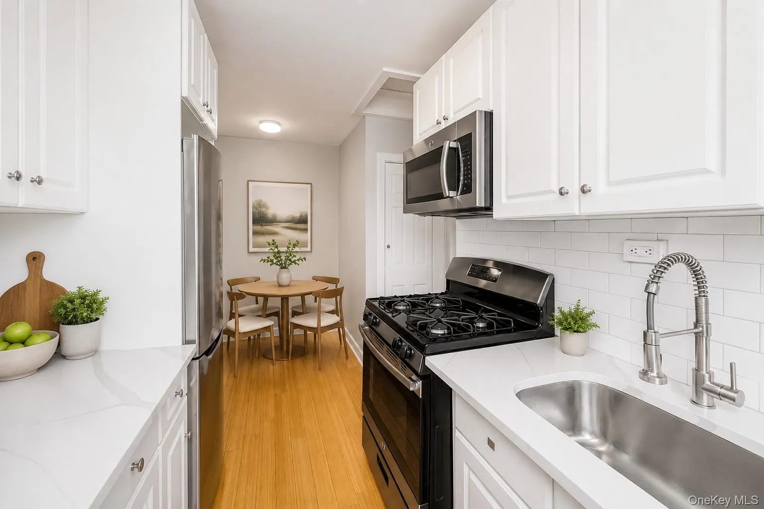 Virtually staged kitchen Virtually staged kitchen