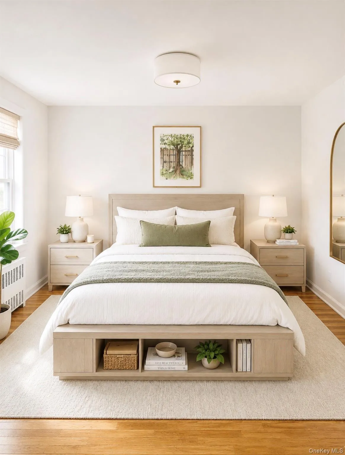 A light bright open space bedroom idea. A light bright open space bedroom idea.
