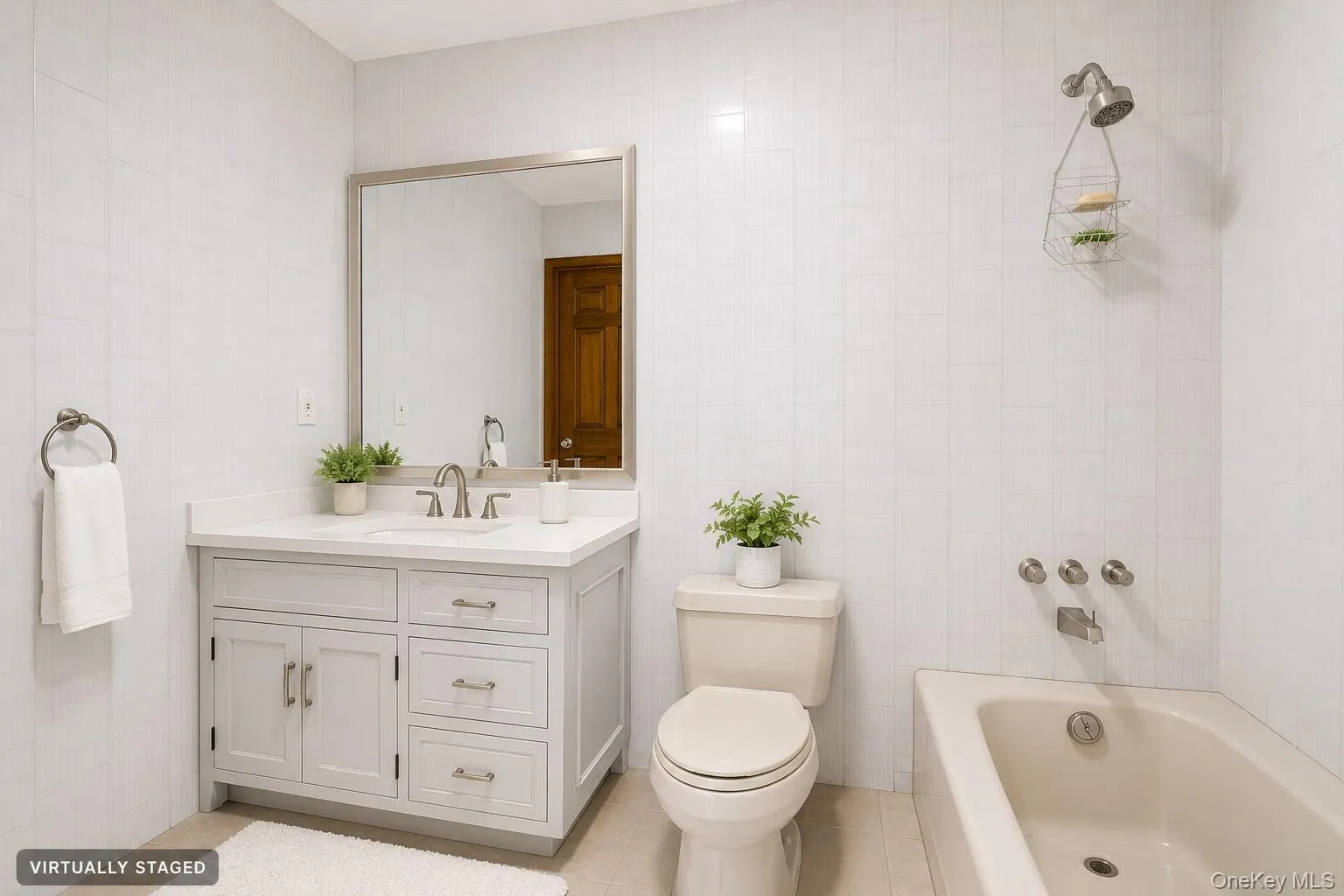 Virtually updated bathroom Virtually updated bathroom