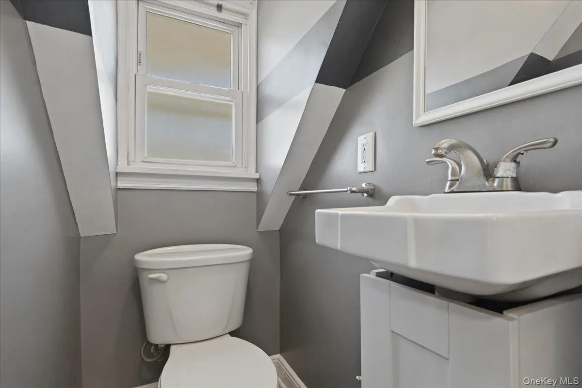 Upstairs half bath Upstairs half bath