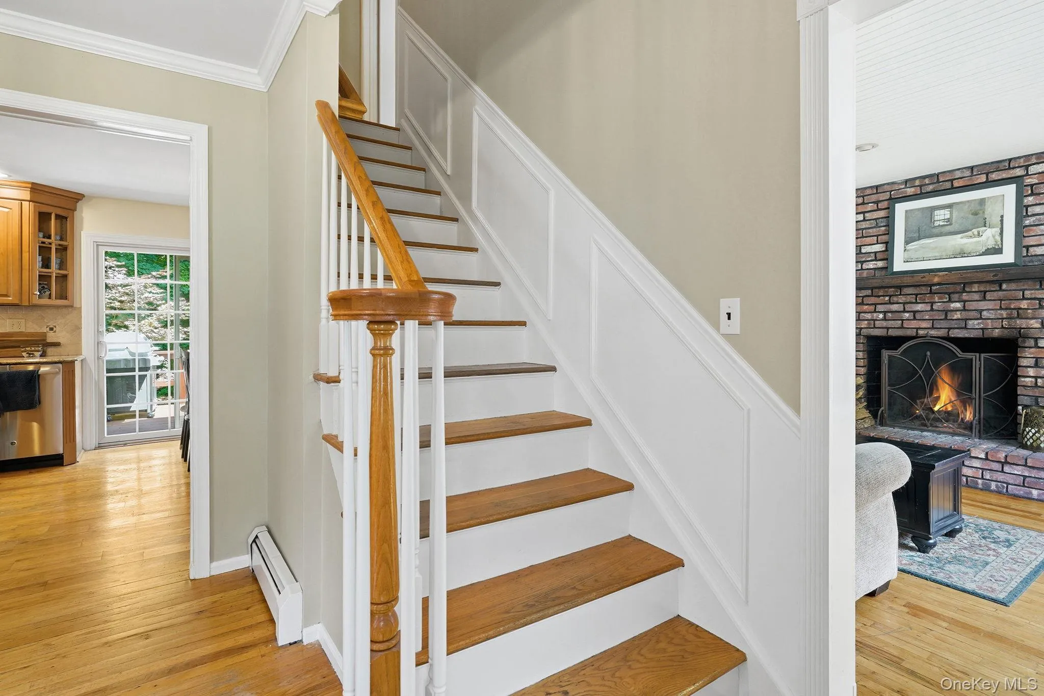 Stairs leading to second floor Stairs leading to second floor