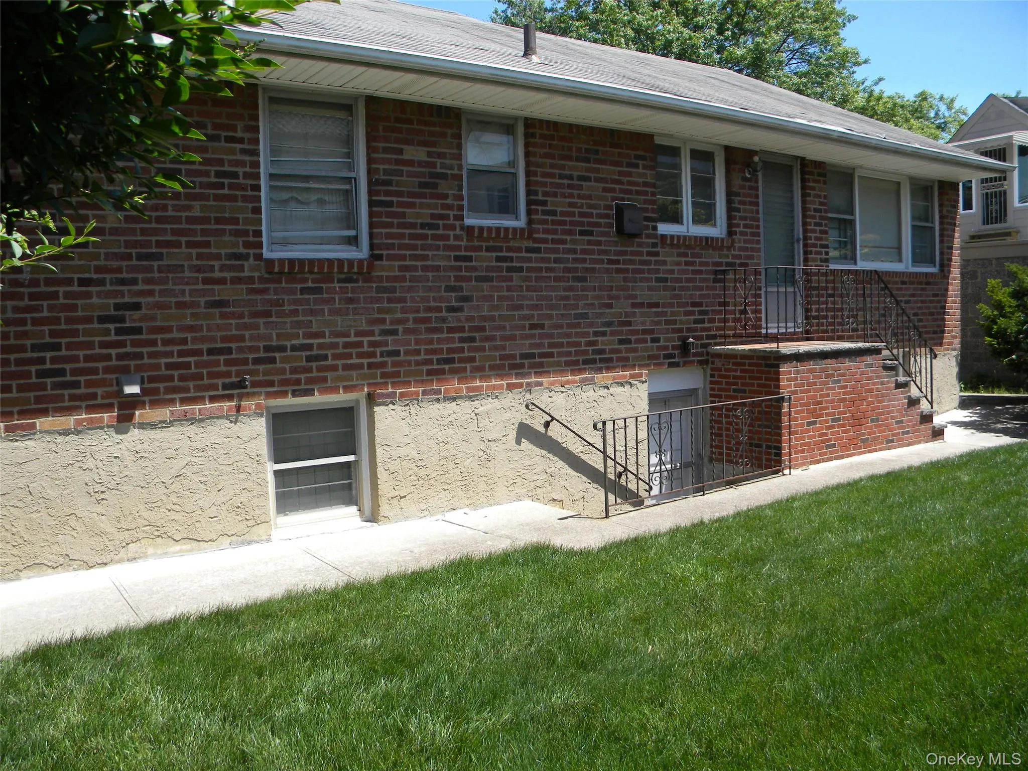 Rear view with view of egress Rear view with view of egress