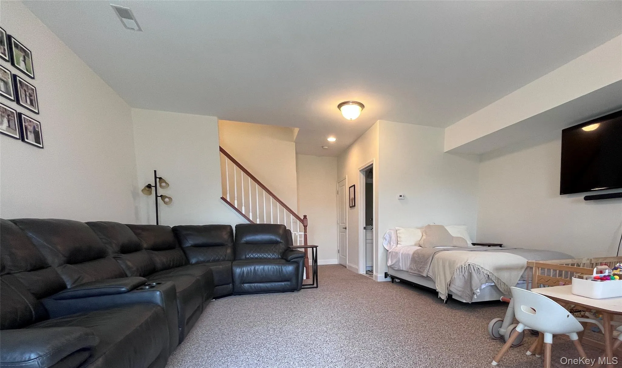 Lower level family room Lower level family room