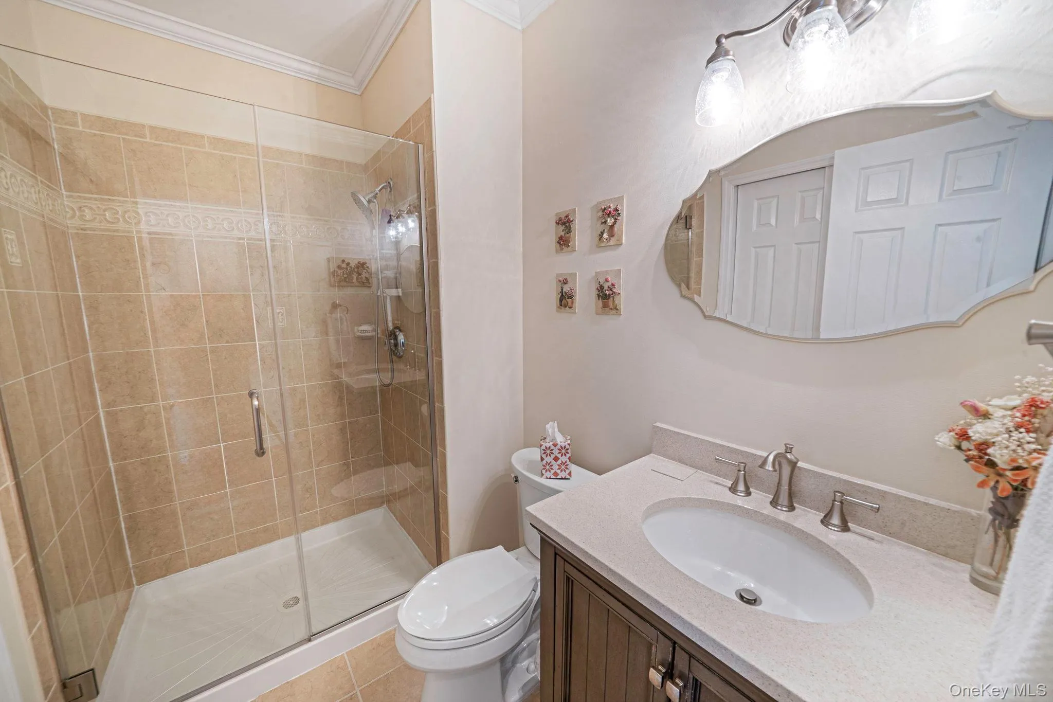 Second bathroom in hall Second bathroom in hall