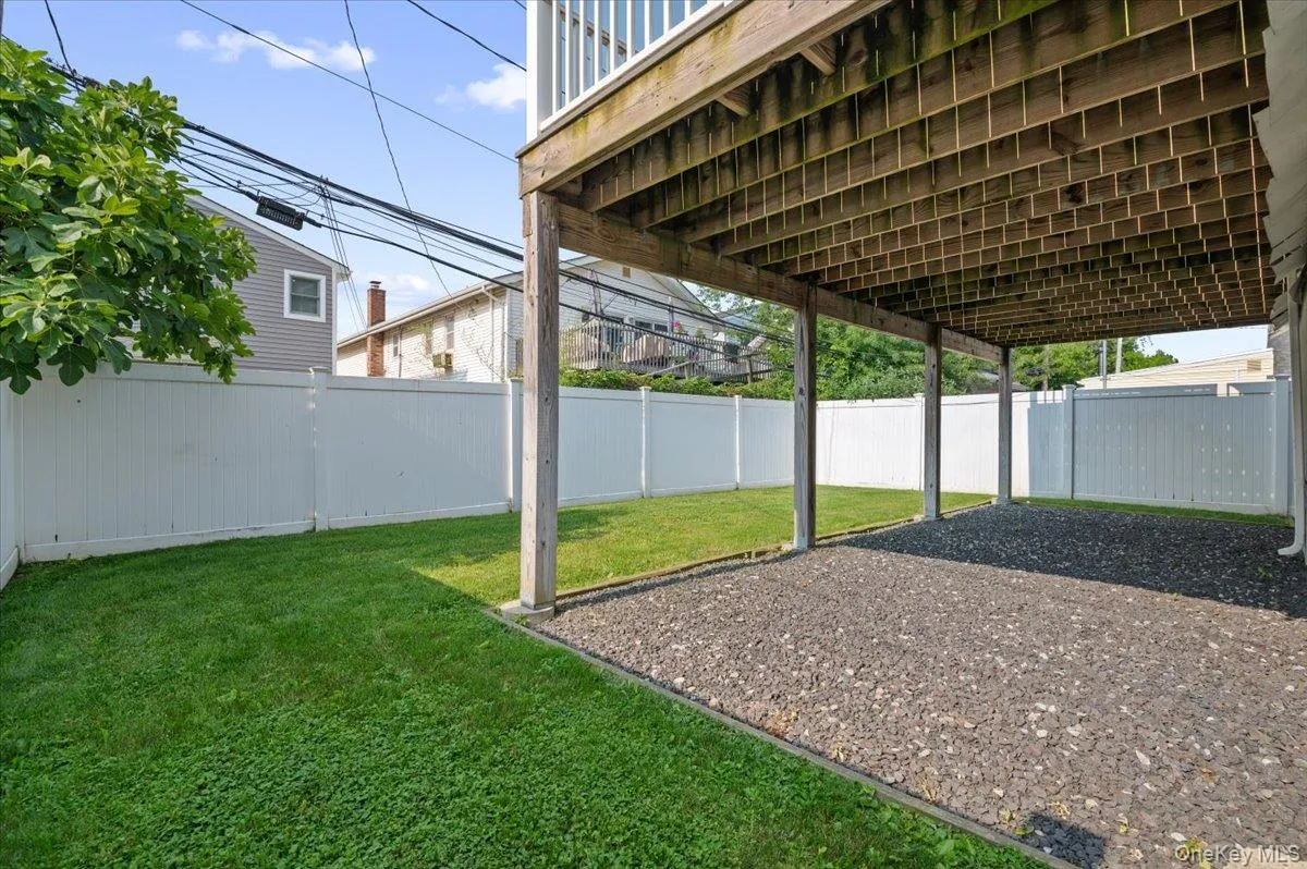 View of fenced backyard View of fenced backyard