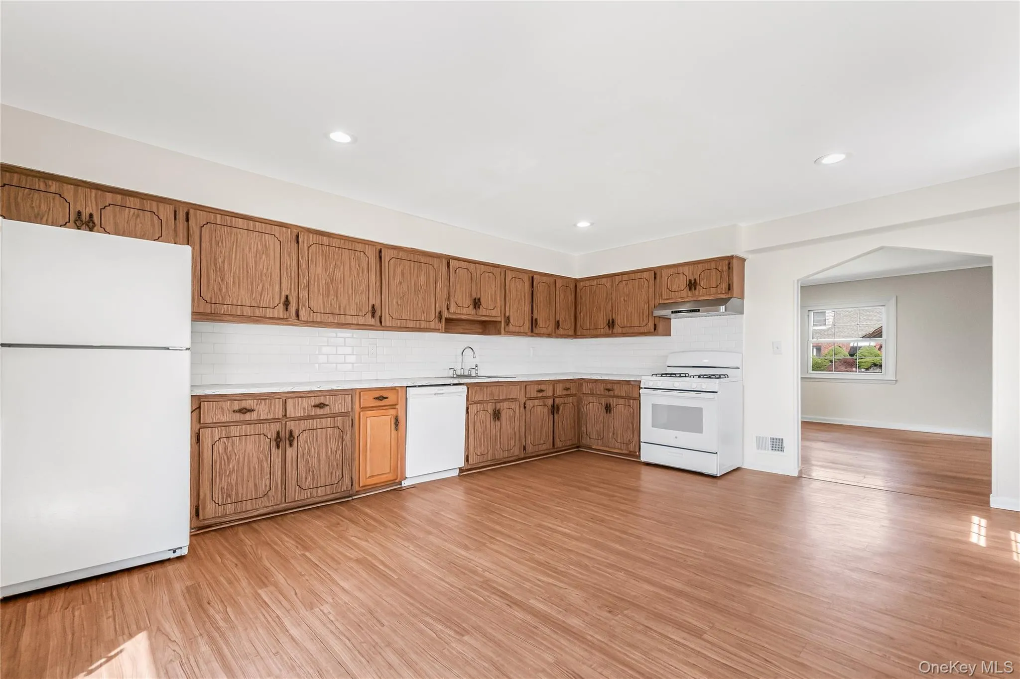 Full view if kitchen shows spacious area for dining Full view if kitchen shows spacious area for dining