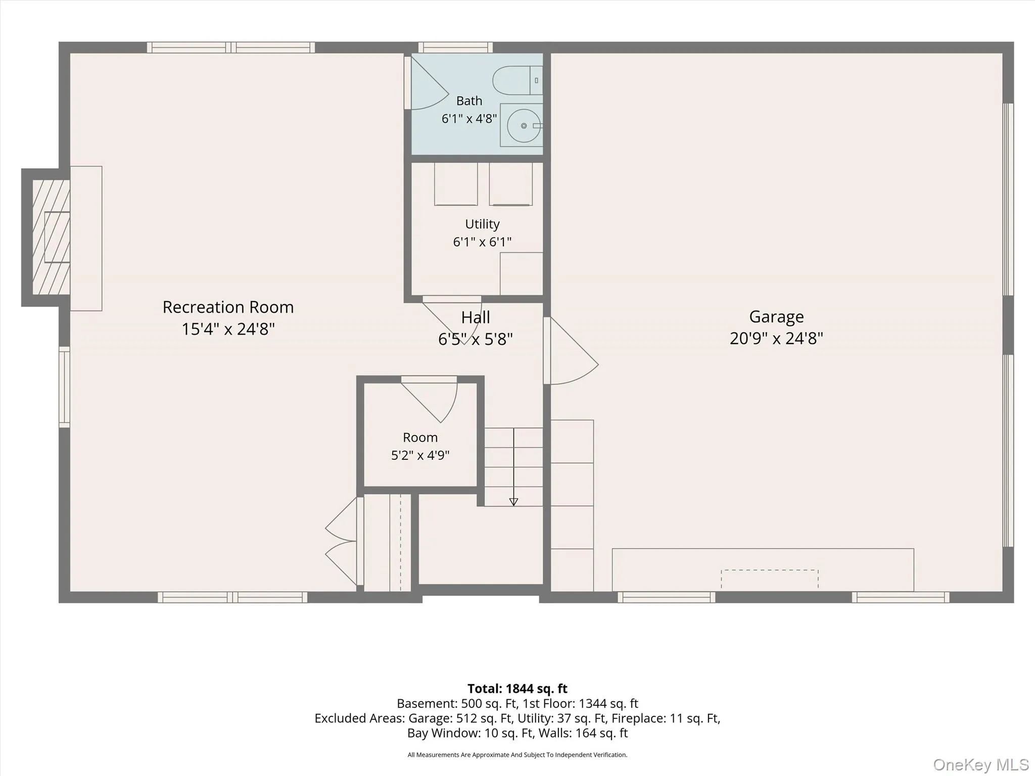 Lower level floorplan Lower level floorplan