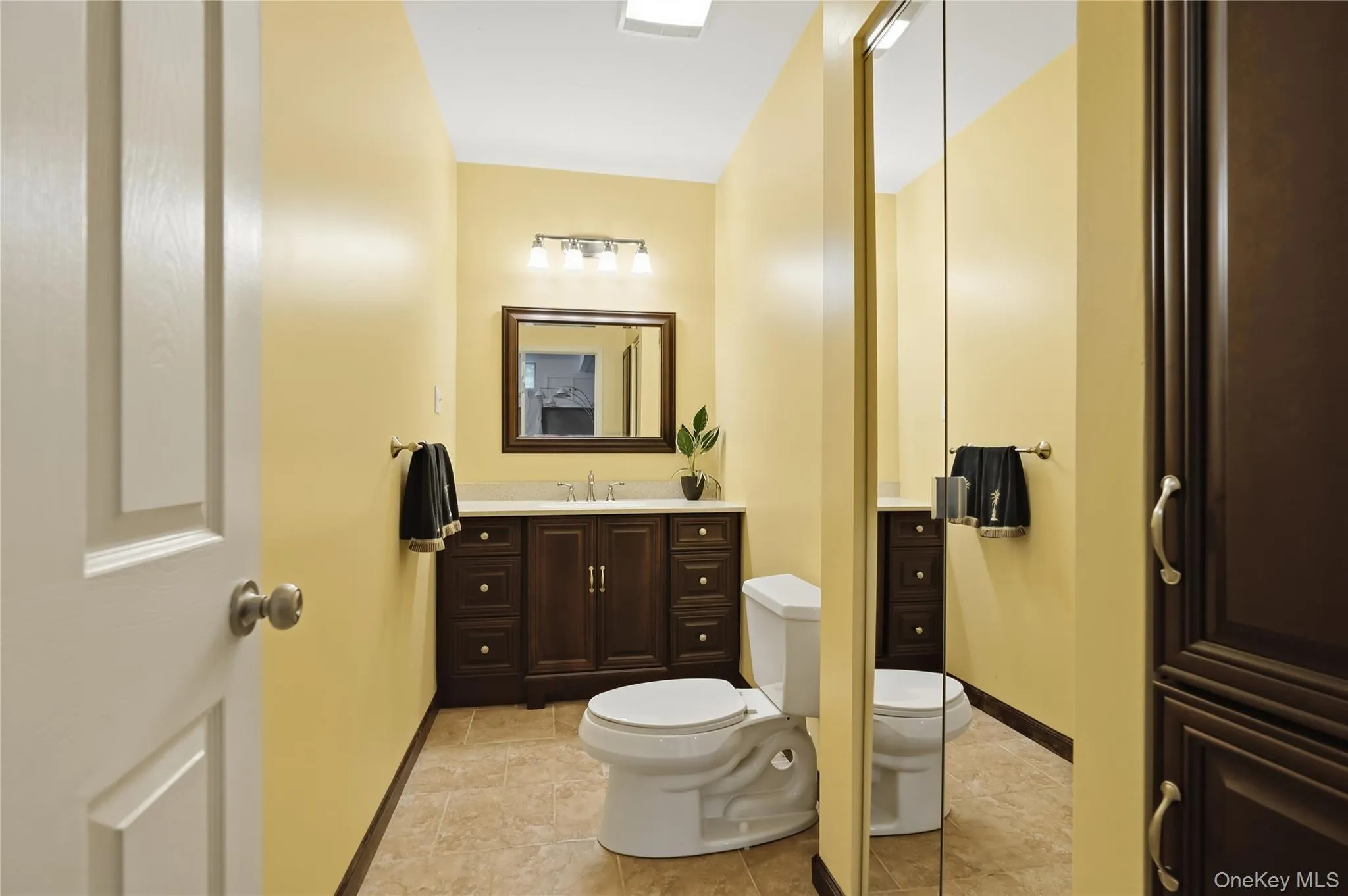 Basement powder room. Basement powder room.