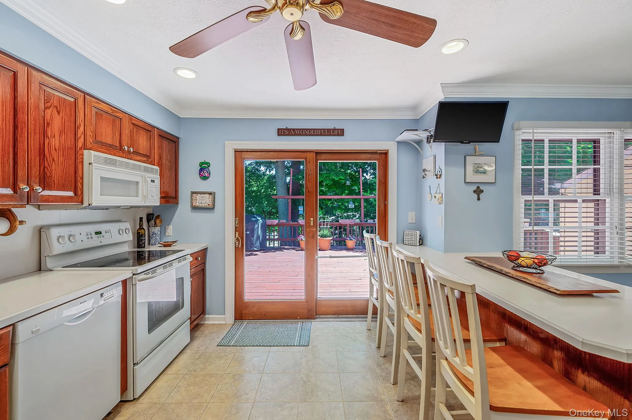 kitchen with sliders leading to oversized deck kitchen with sliders leading to oversized deck