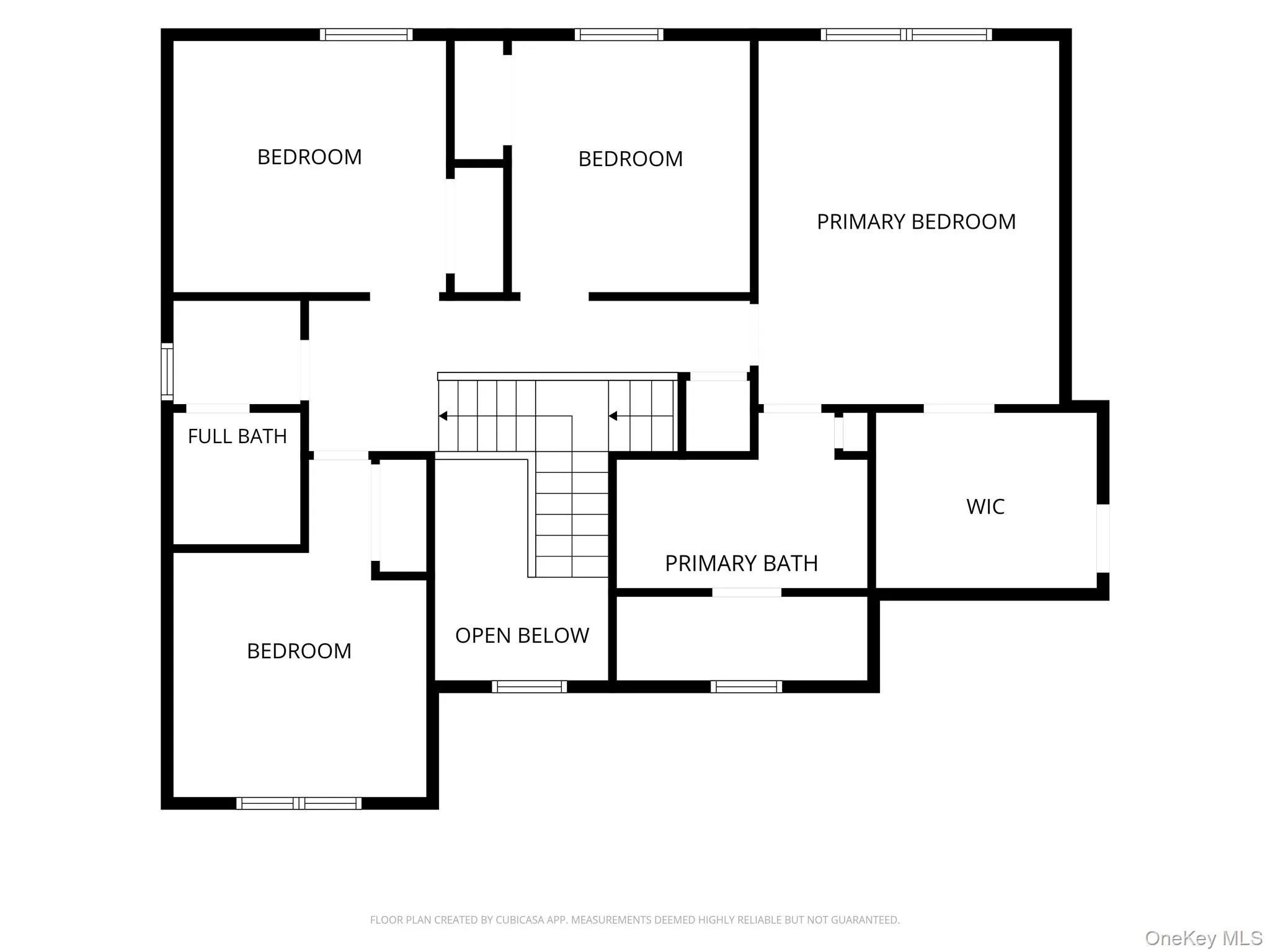 Second floor plan. Second floor plan.