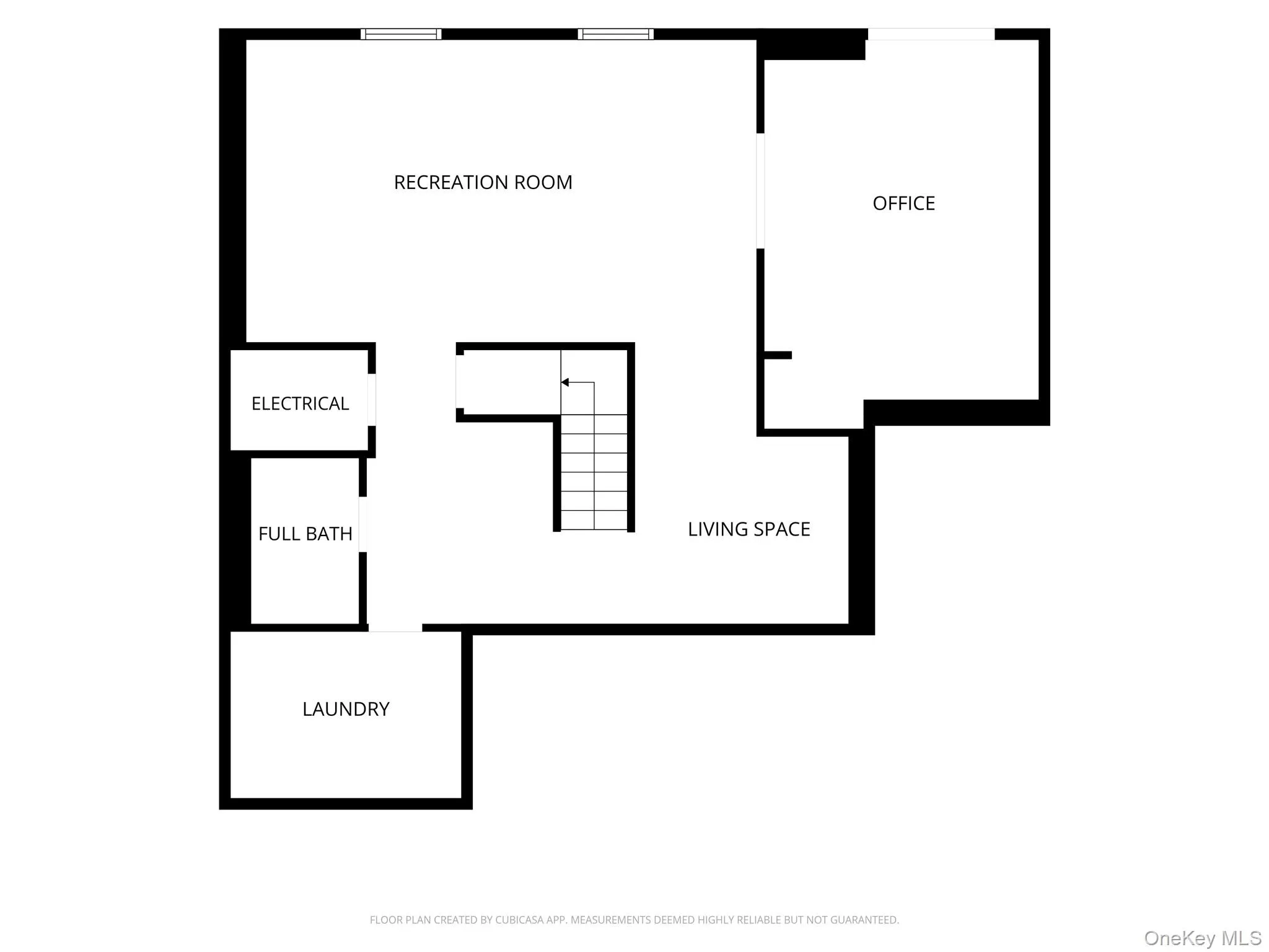Lower level plan. Lower level plan.