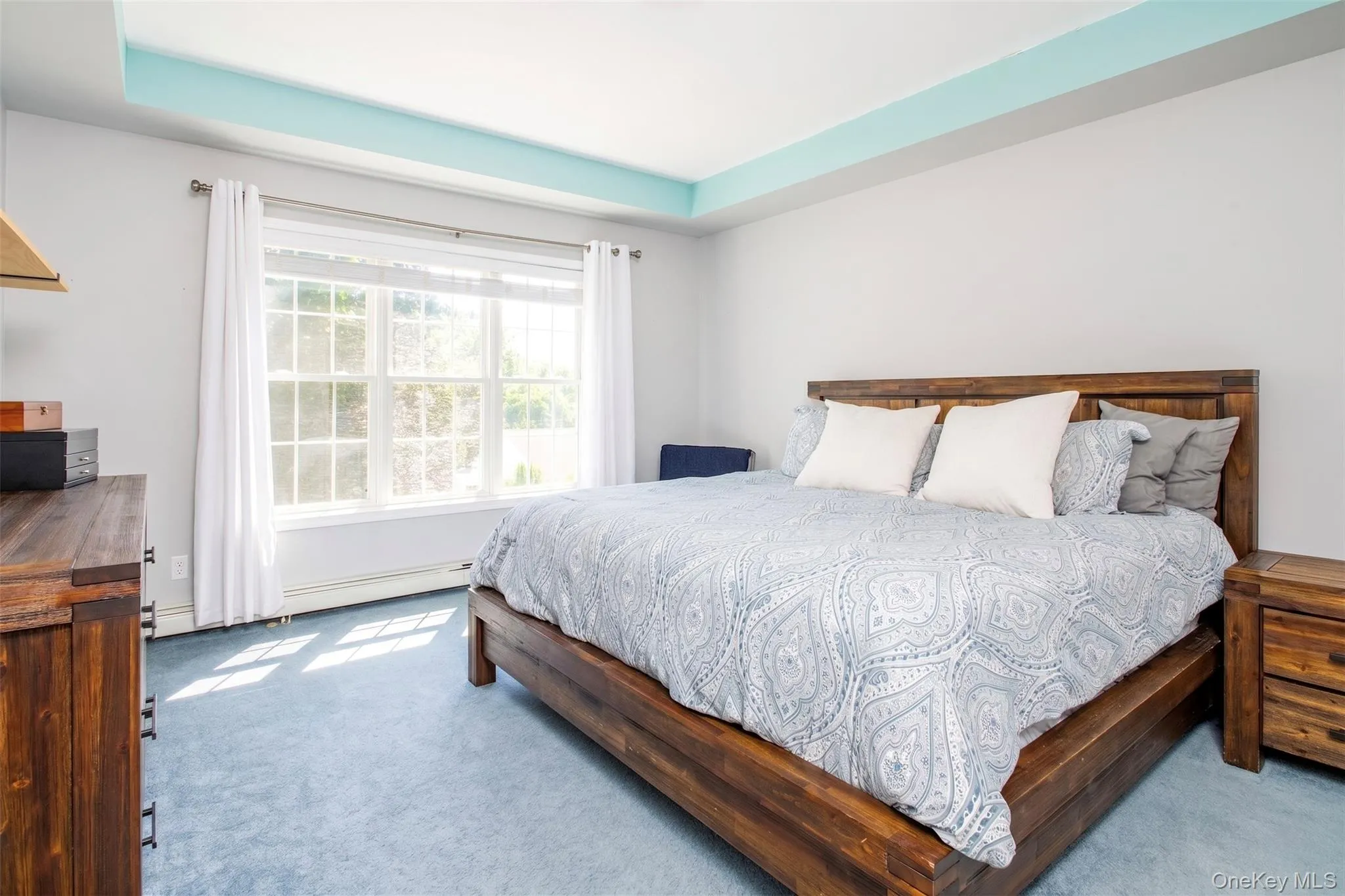 Spacious second floor primary bedroom with en suite bath and walk-in closet. Spacious second floor primary bedroom with en suite bath and walk-in closet.