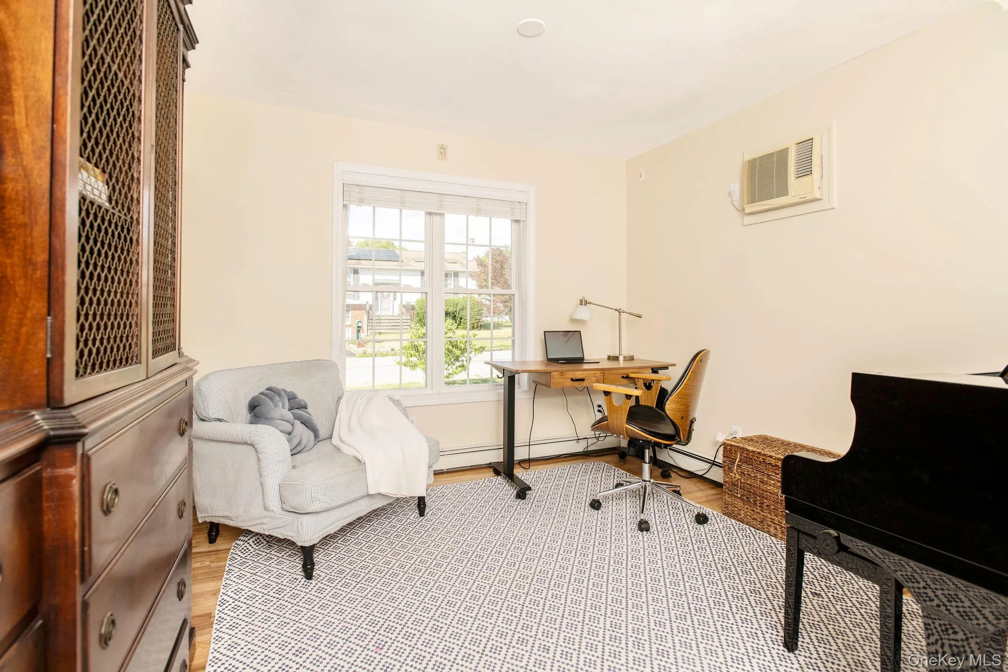 Light filled office, could be used as a first floor primary bedroom. Light filled office, could be used as a first floor primary bedroom.