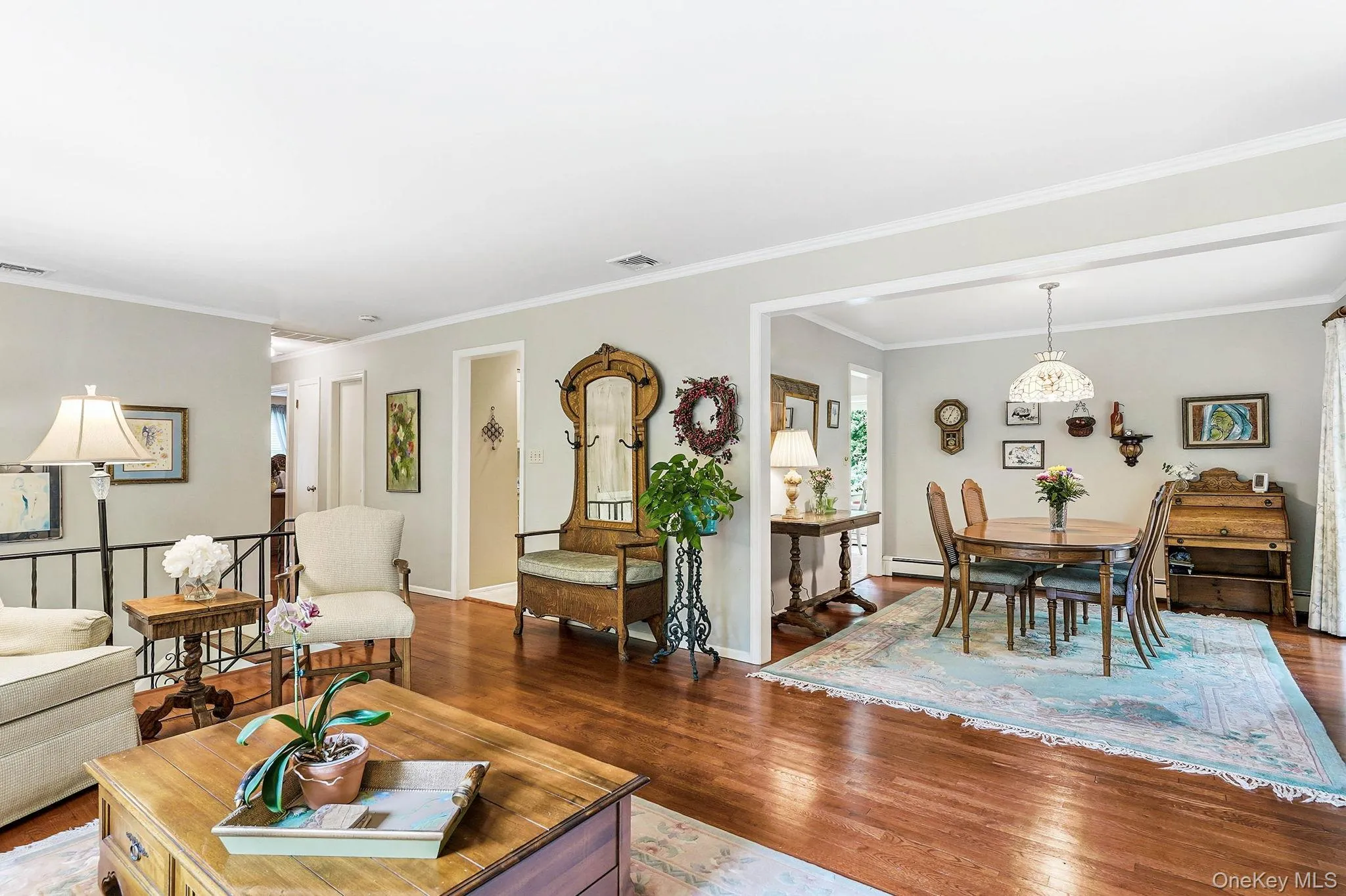 Living Room with nice flow into Dining Room Living Room with nice flow into Dining Room