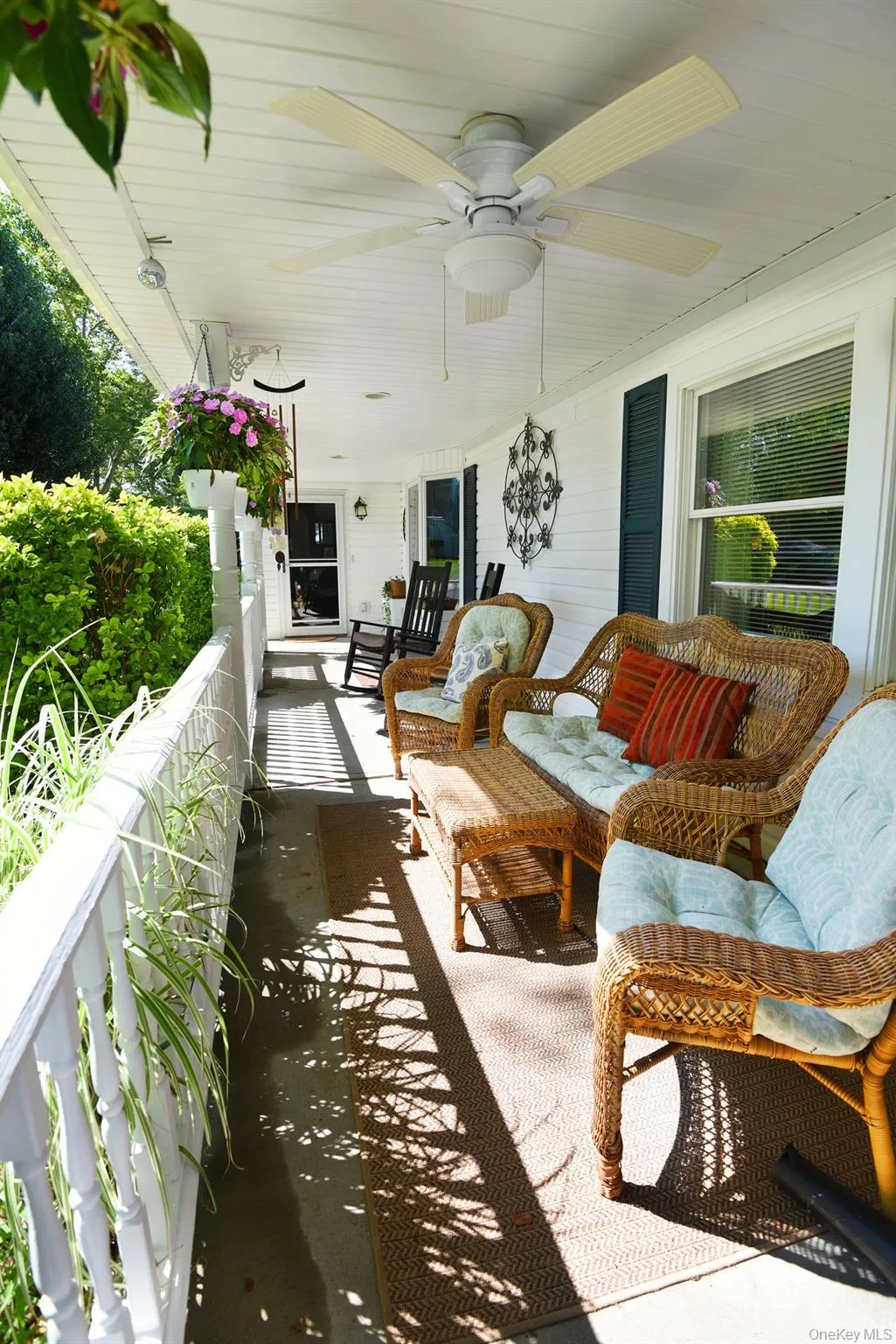 Front porch runs ~ 30ft across front of house Front porch runs ~ 30ft across front of house