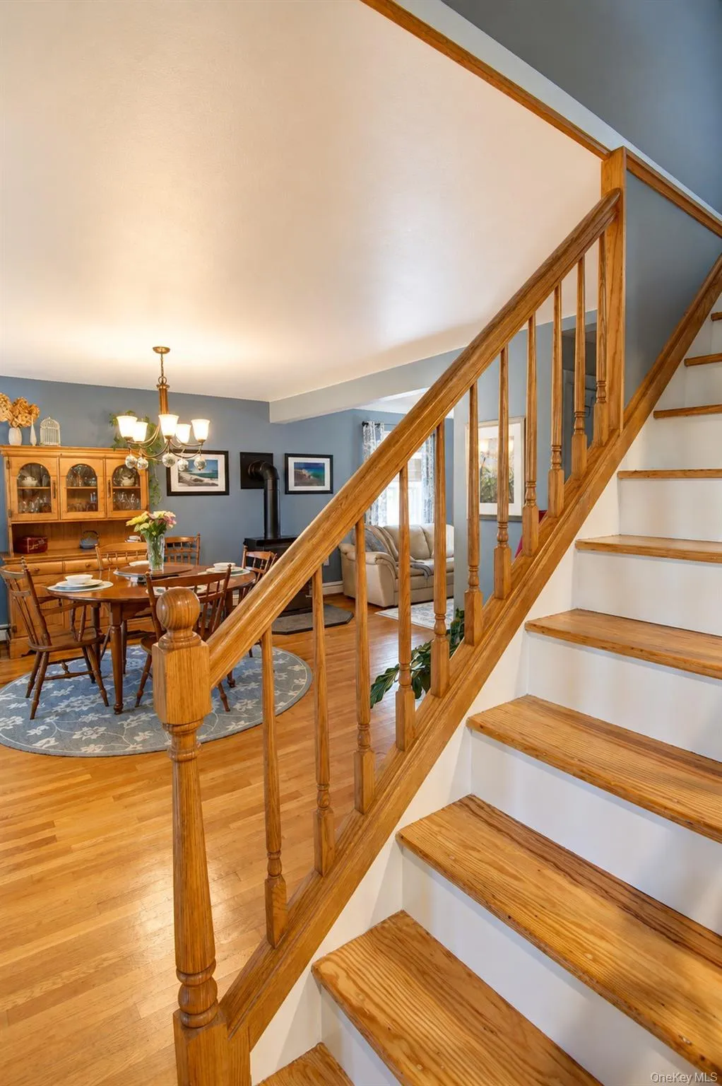 Newly refinished stairs Newly refinished stairs