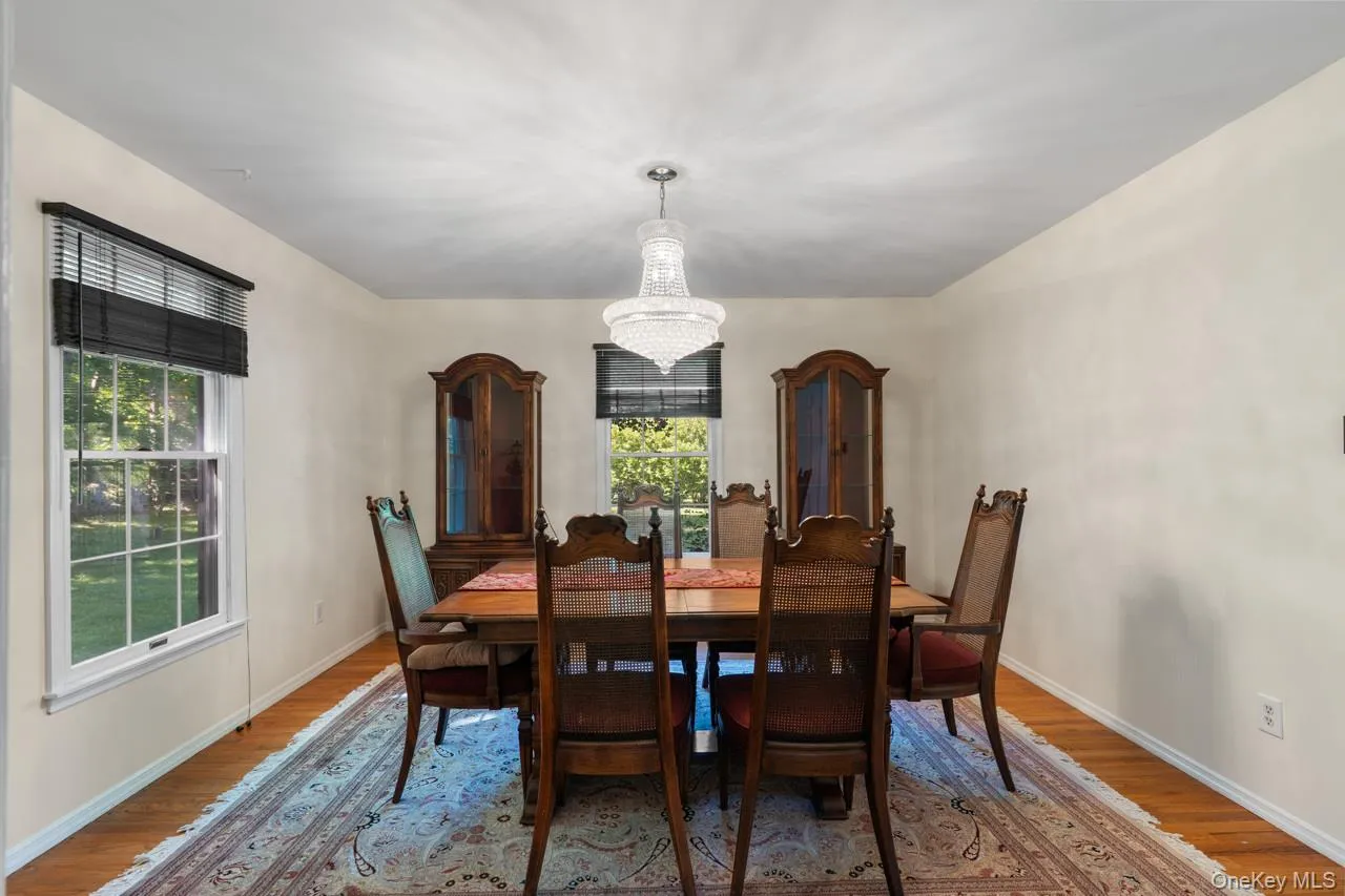 Formal dining room accessible from the kitchen and the living room Formal dining room accessible from the kitchen and the living room