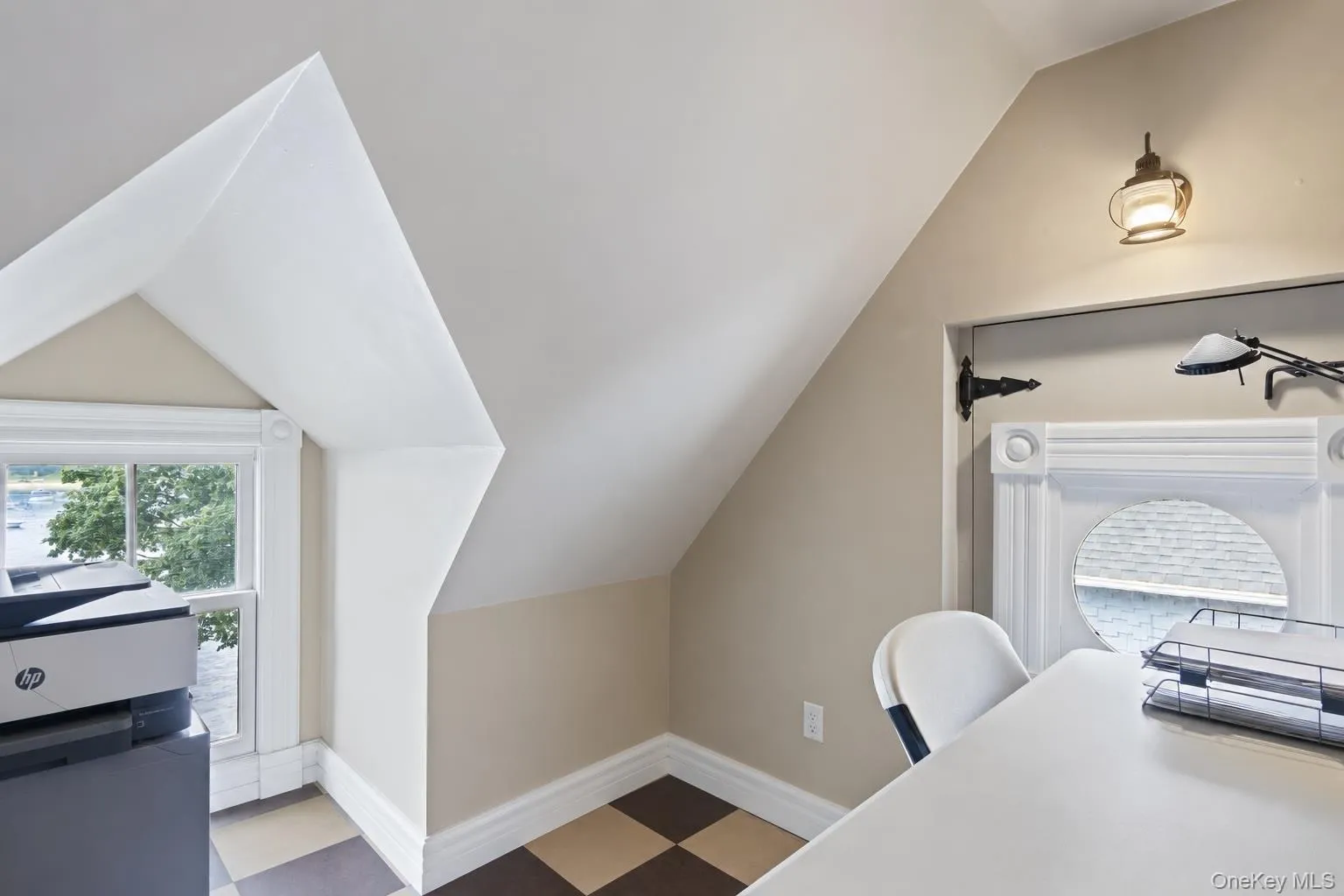 One of two flexible home office spaces, ideal for remote work, study, or creative pursuits One of two flexible home office spaces, ideal for remote work, study, or creative pursuits