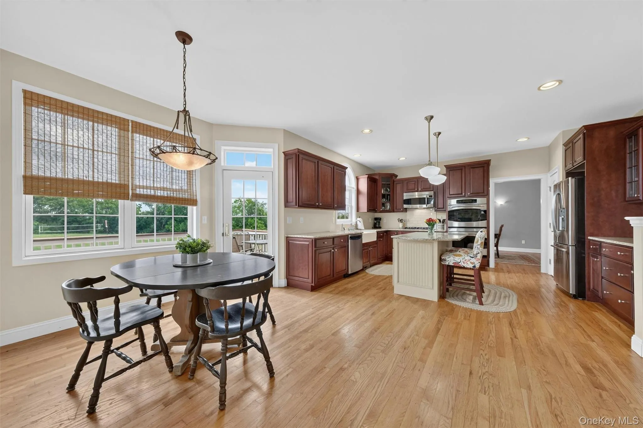 Large kitchen with center island Large kitchen with center island
