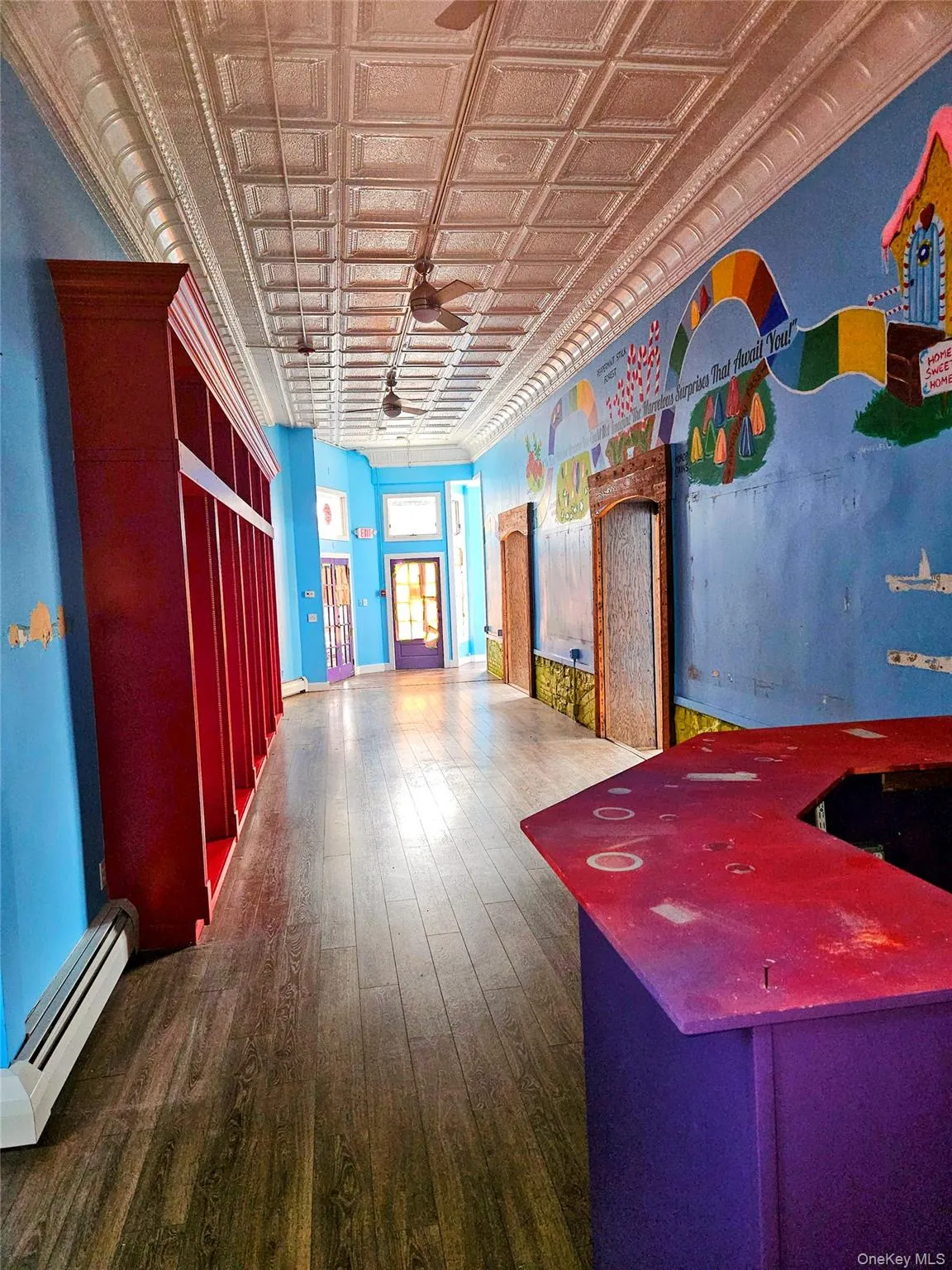 Looking through the main space back toward the Main Street entrance. Looking through the main space back toward the Main Street entrance.