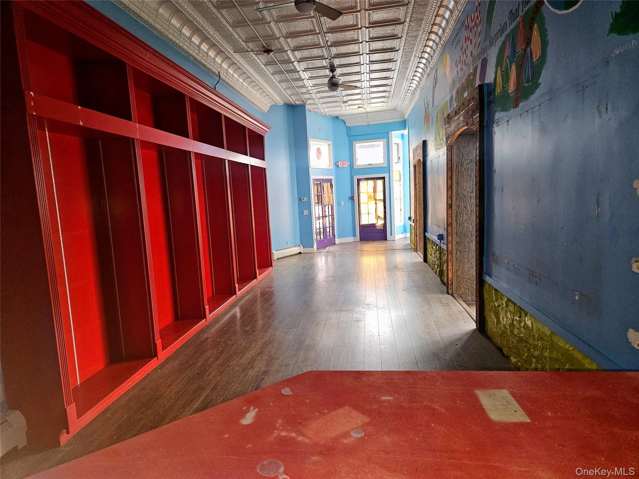Looking through the main space back toward the Main Street entrance. Looking through the main space back toward the Main Street entrance.