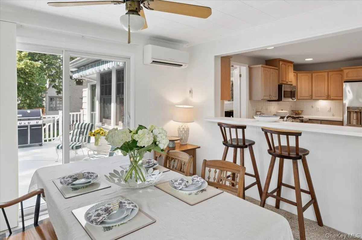 The family room is open to the kitchen and back deck. The family room is open to the kitchen and back deck.