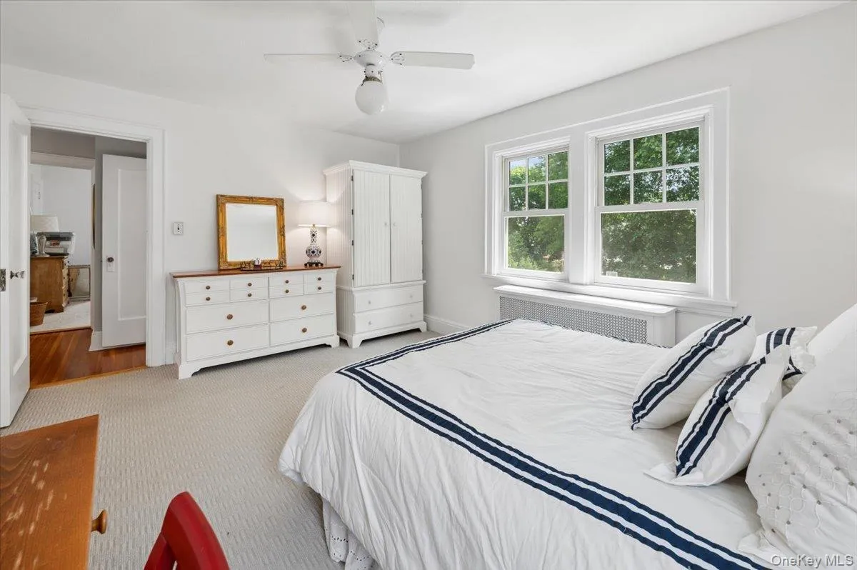 It is a very bright house! Central air AND some ceiling fans for in between days. It is a very bright house! Central air AND some ceiling fans for in between days.