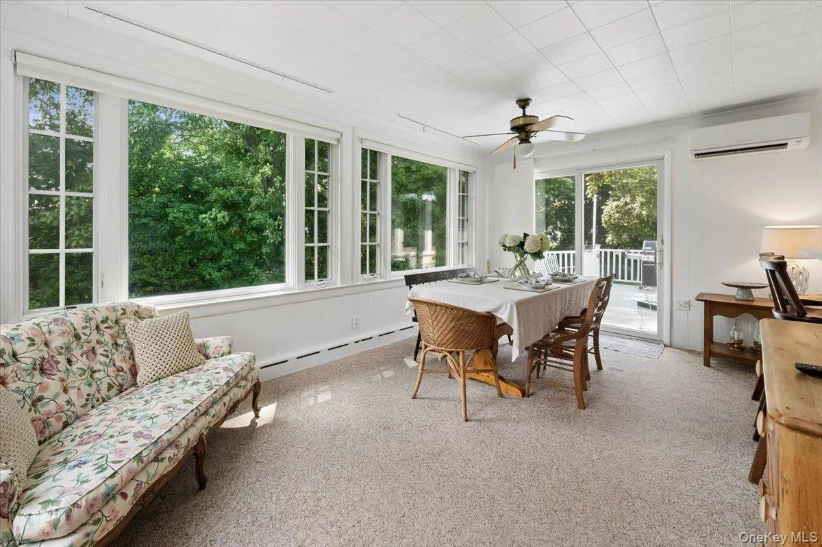 The family room overlooks the backyard and is super sunny. The family room overlooks the backyard and is super sunny.