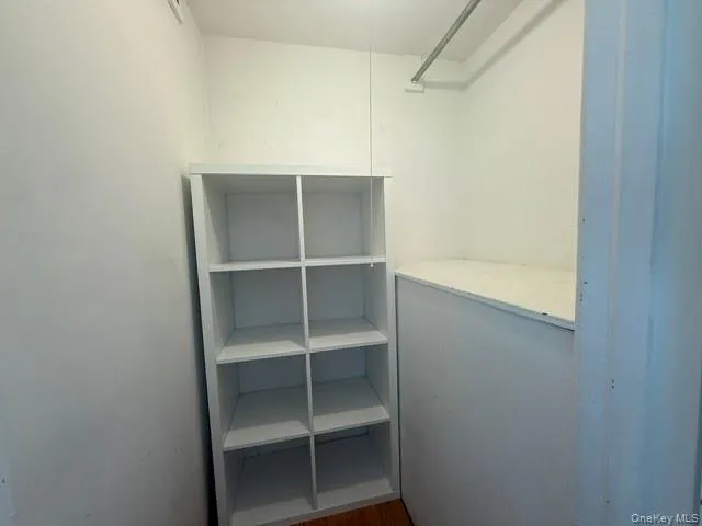 Closet with storage off of the living room. Closet with storage off of the living room.