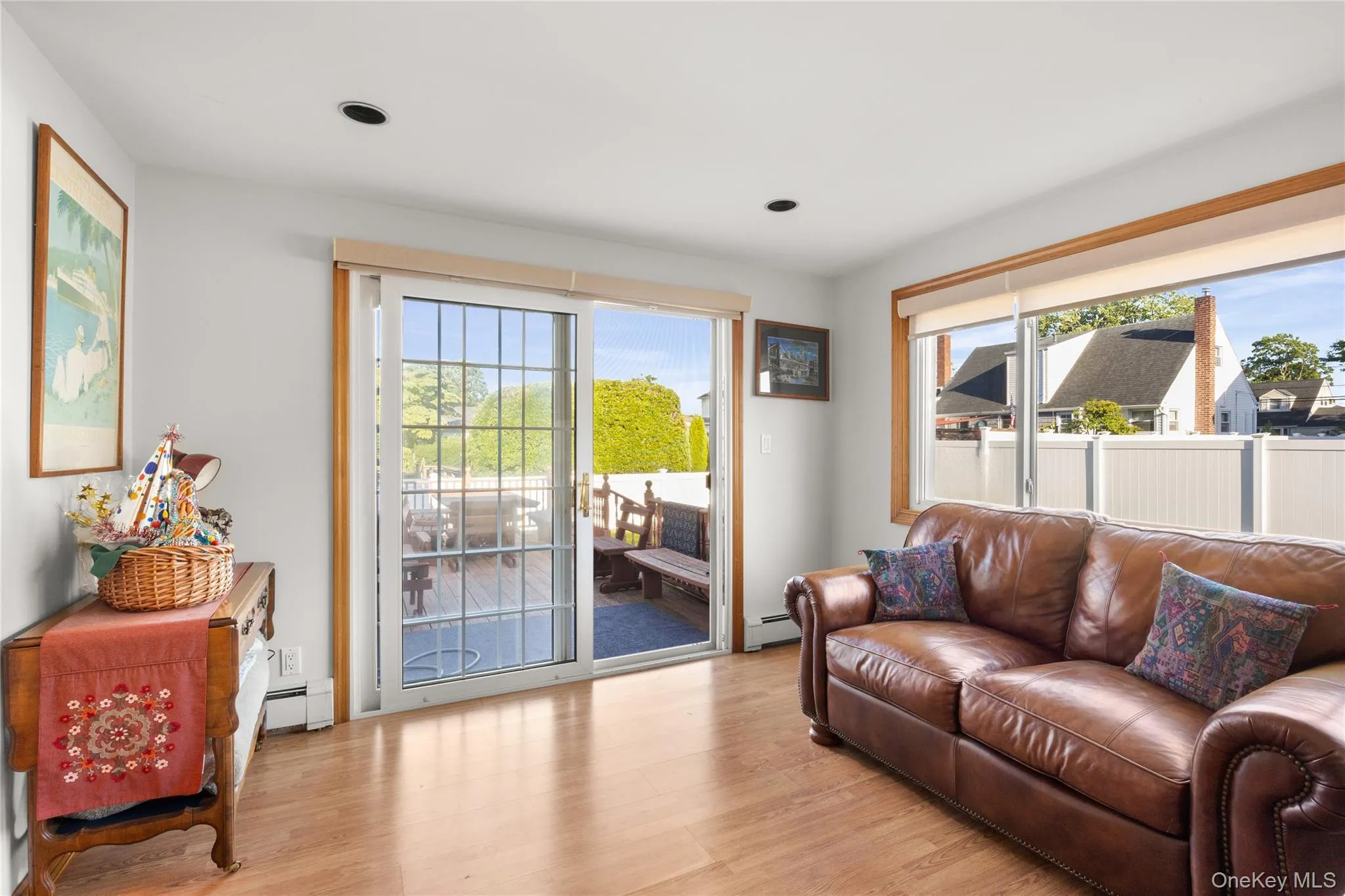 with sliding doors to back deck with sliding doors to back deck
