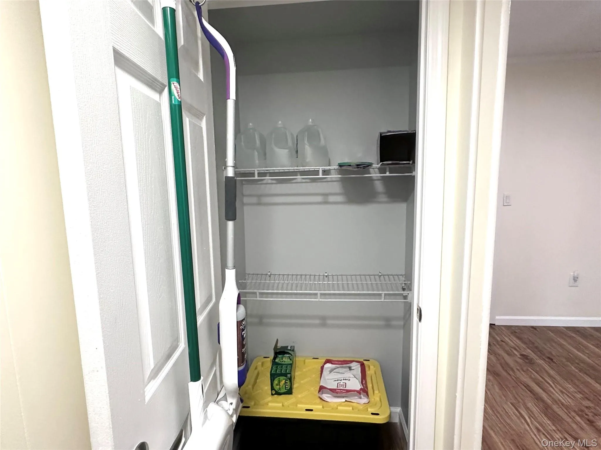Generous hall closet Generous hall closet