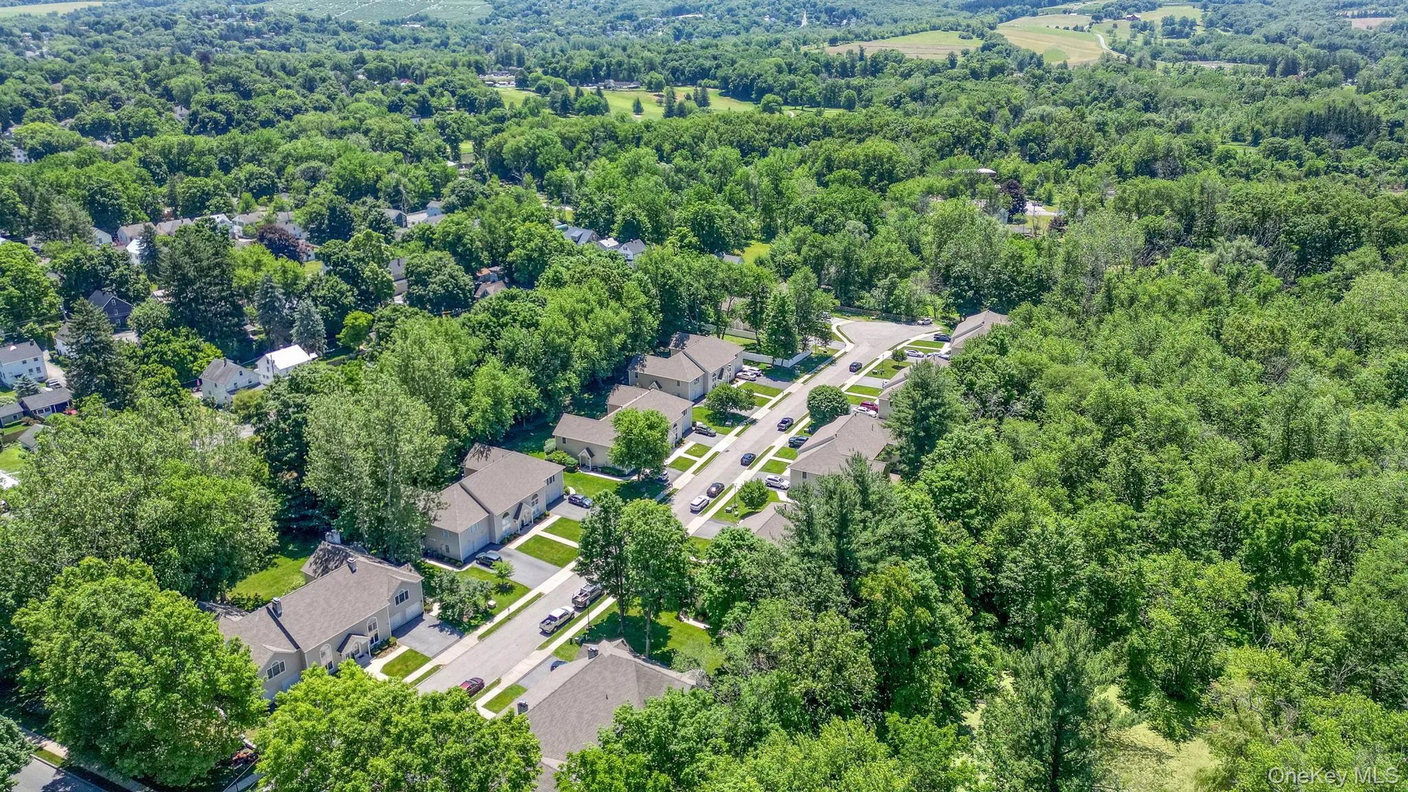Aerial View of Village Cove. Aerial View of Village Cove.