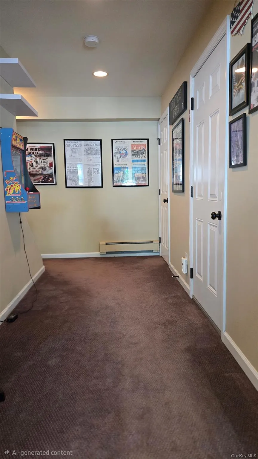 Lower level, finished for a man cave, exercise room or just whatever you want. Lower level, finished for a man cave, exercise room or just whatever you want.