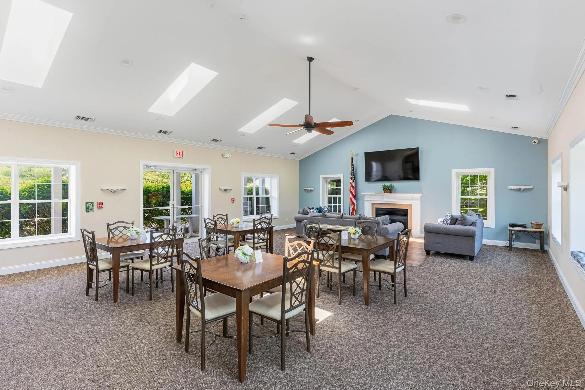 The Great Room/Gathering & Entertainment Room With A Fireplace In The Community Clubhouse - A Perfect Place To Enjoy Times With Your Neighbors & Enjoy Community Clubs & Events! The Great Room/Gathering & Entertainment Room With A Fireplace In The Community Clubhouse - A Perfect Place To Enjoy Times With Your Neighbors & Enjoy Community Clubs & Events!