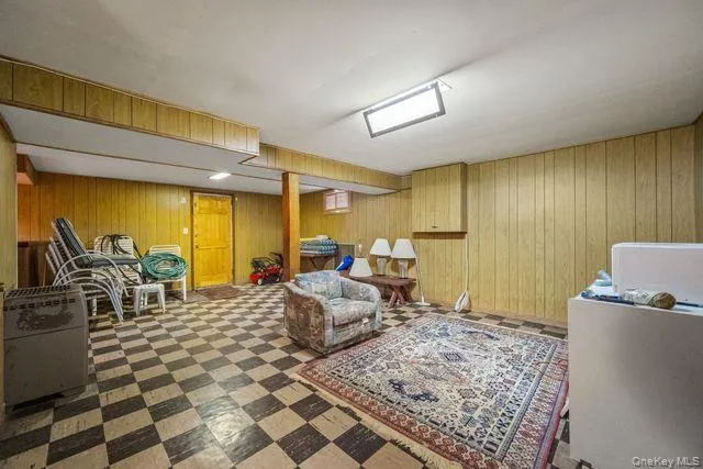 Basement with door to back yard Basement with door to back yard