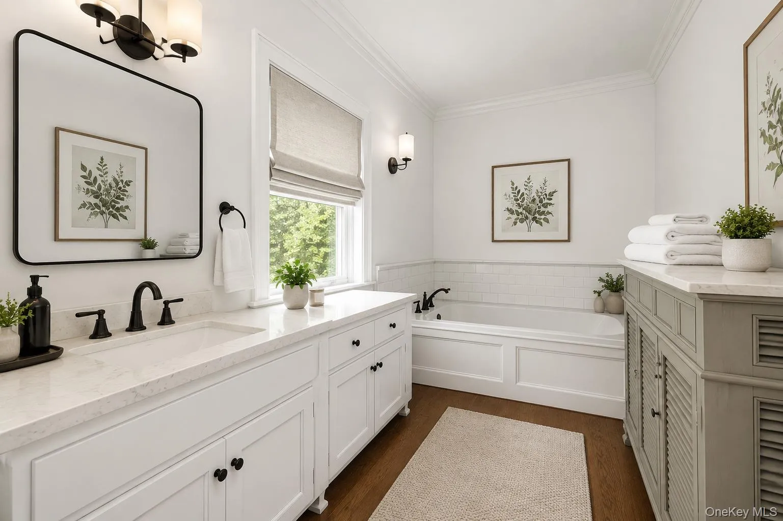 Staged -One of Two Primary Bathrooms Staged -One of Two Primary Bathrooms