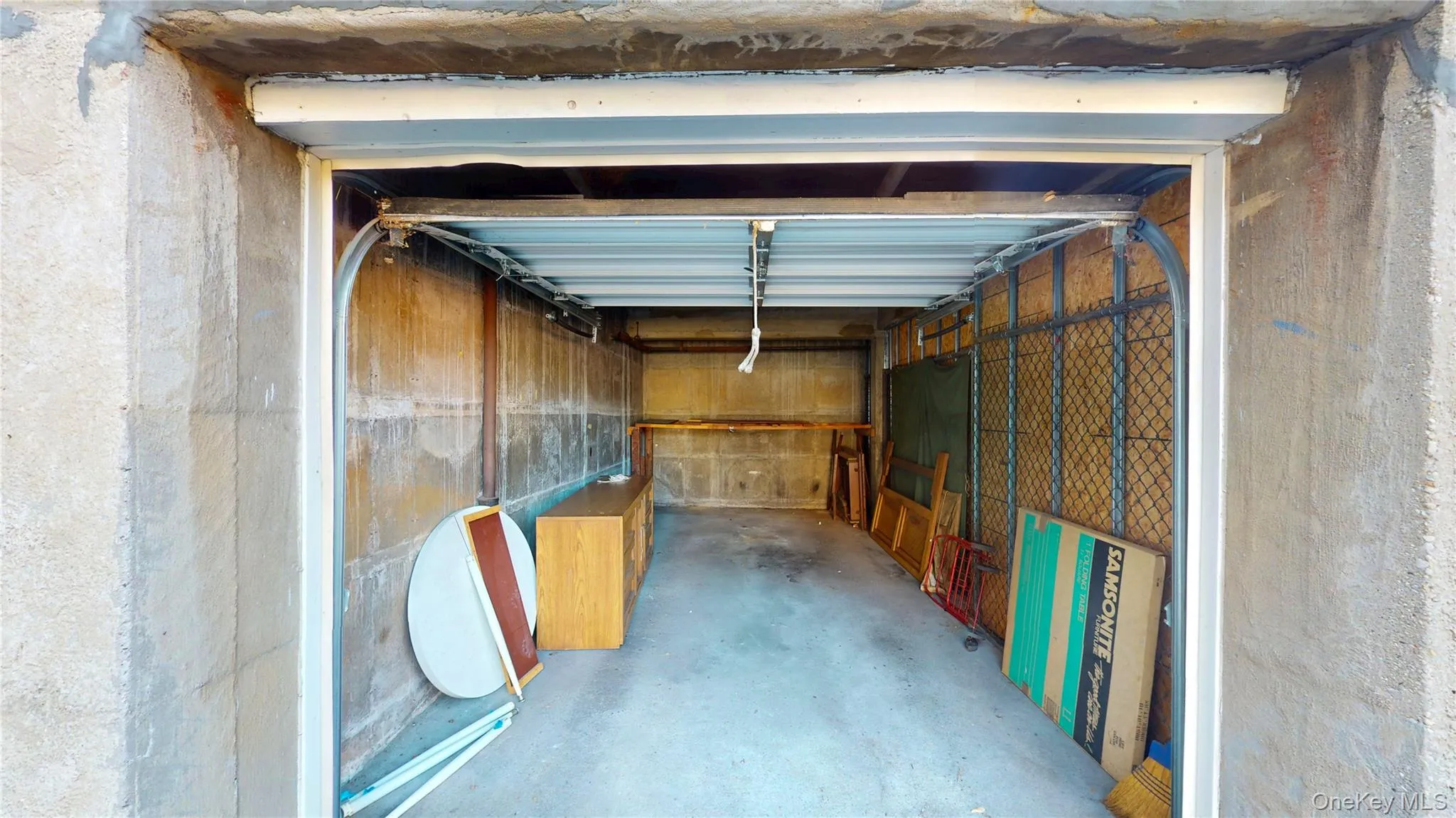 Garage interior Garage interior