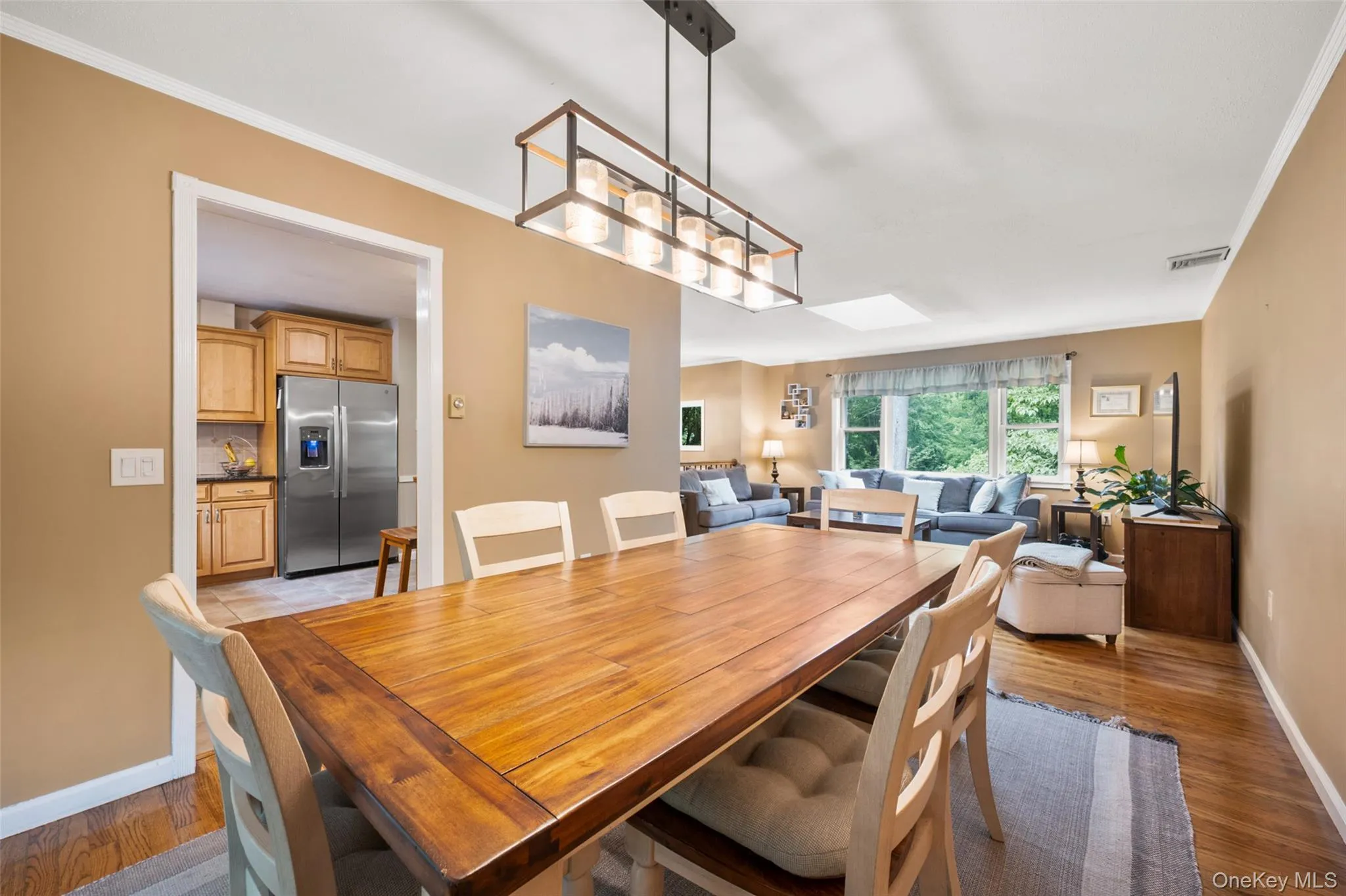 Dining Room Into Living Room and Kitchen Dining Room Into Living Room and Kitchen