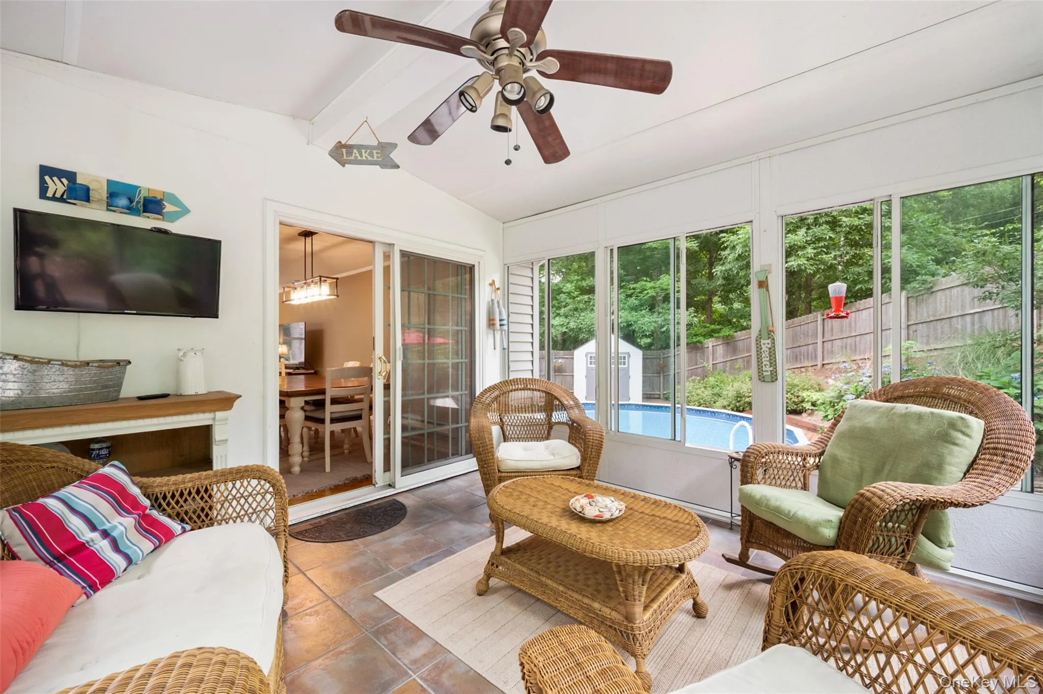 Three Season Room and Heated Pool and Deck Three Season Room and Heated Pool and Deck