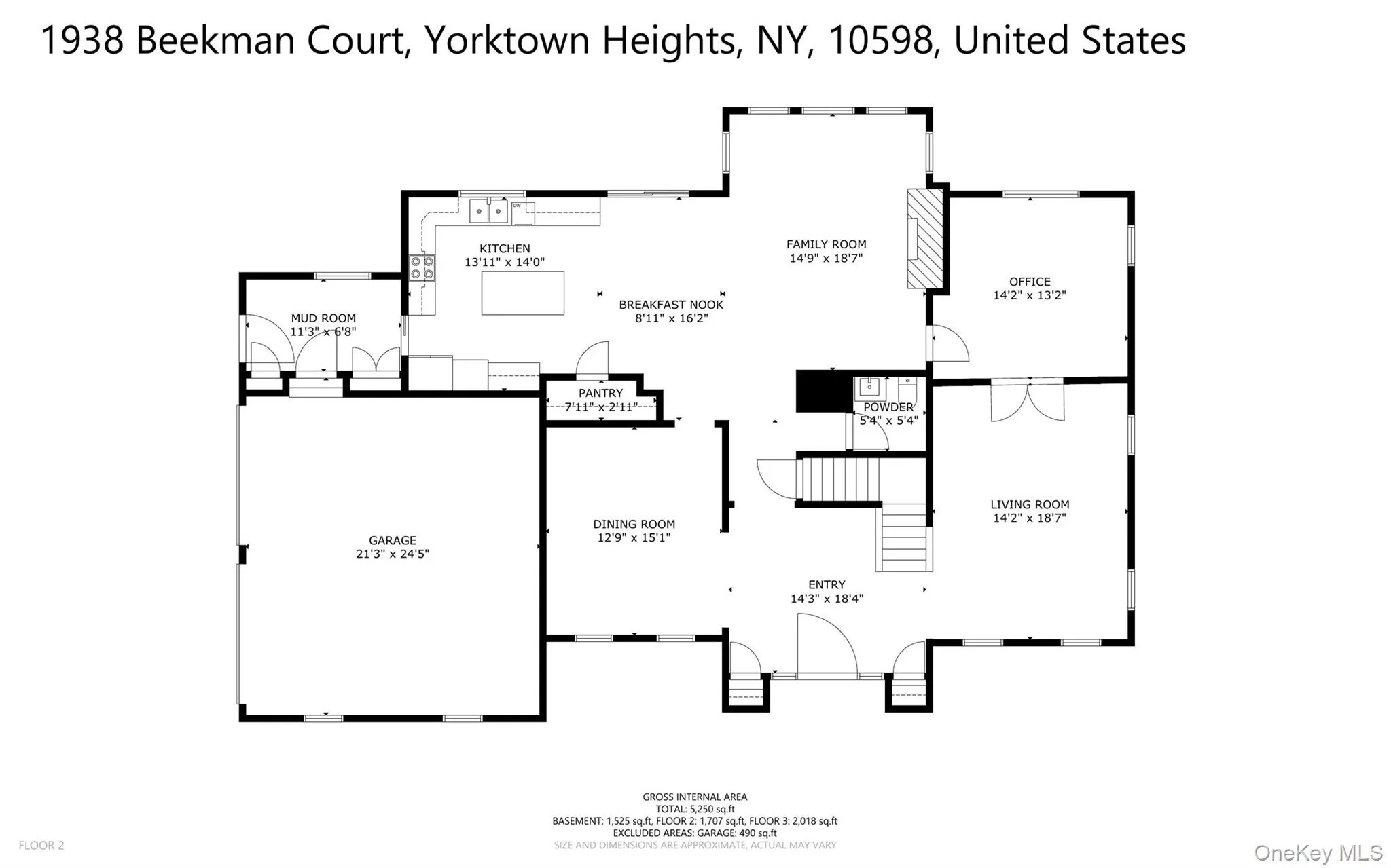 Main level floor plan. Main level floor plan.