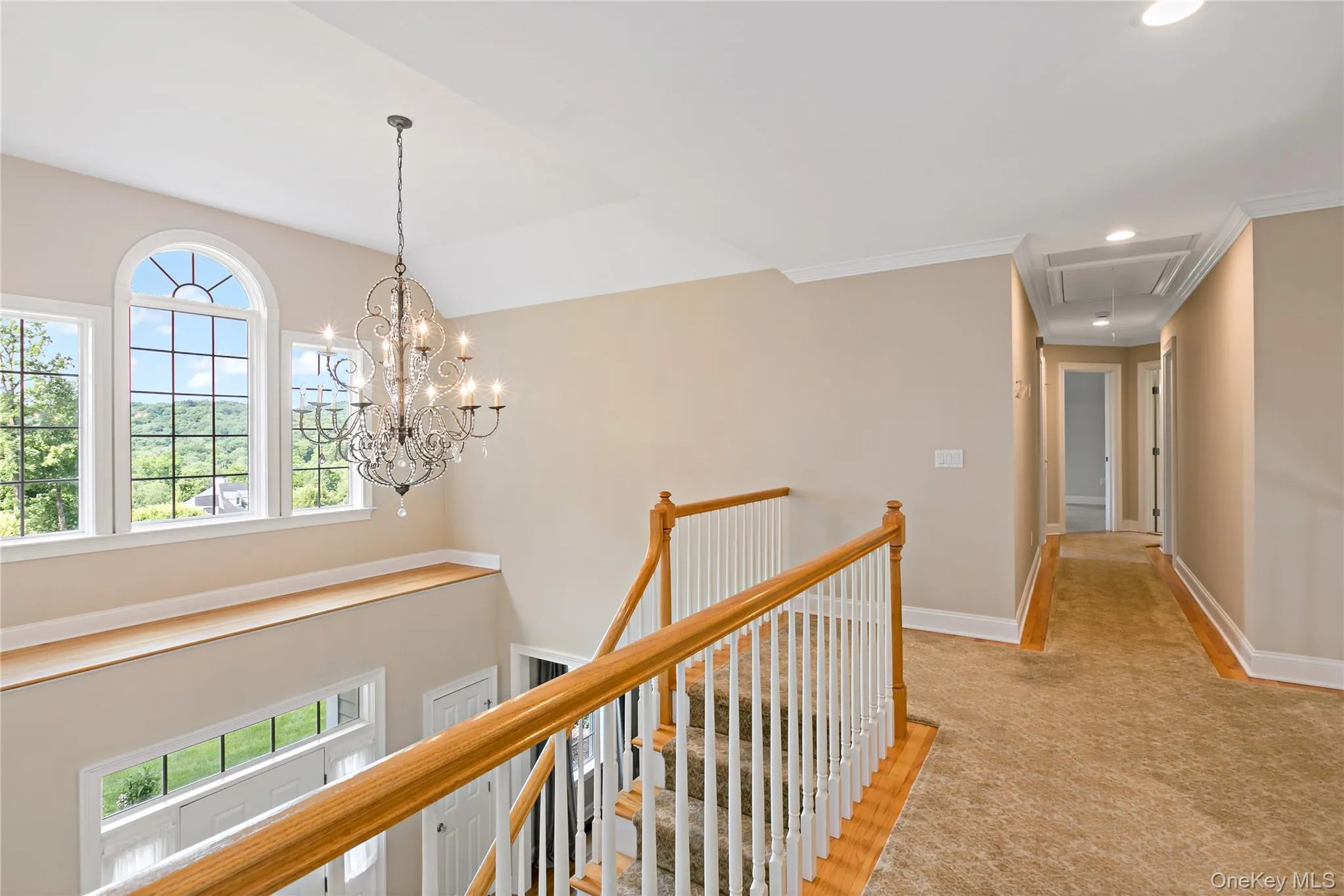 Upstairs landing taking in the mountain views once again. Upstairs landing taking in the mountain views once again.