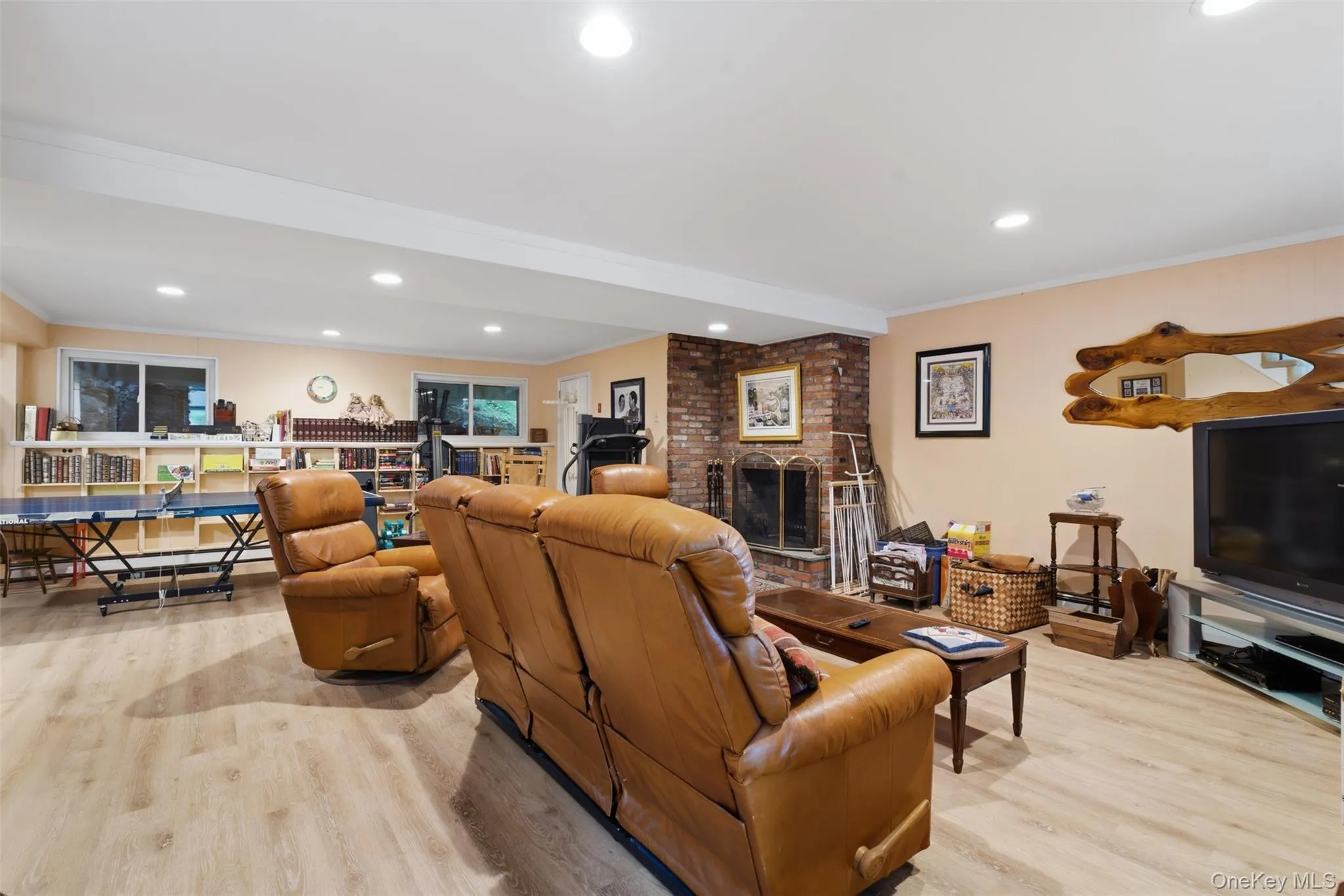 First level family room First level family room