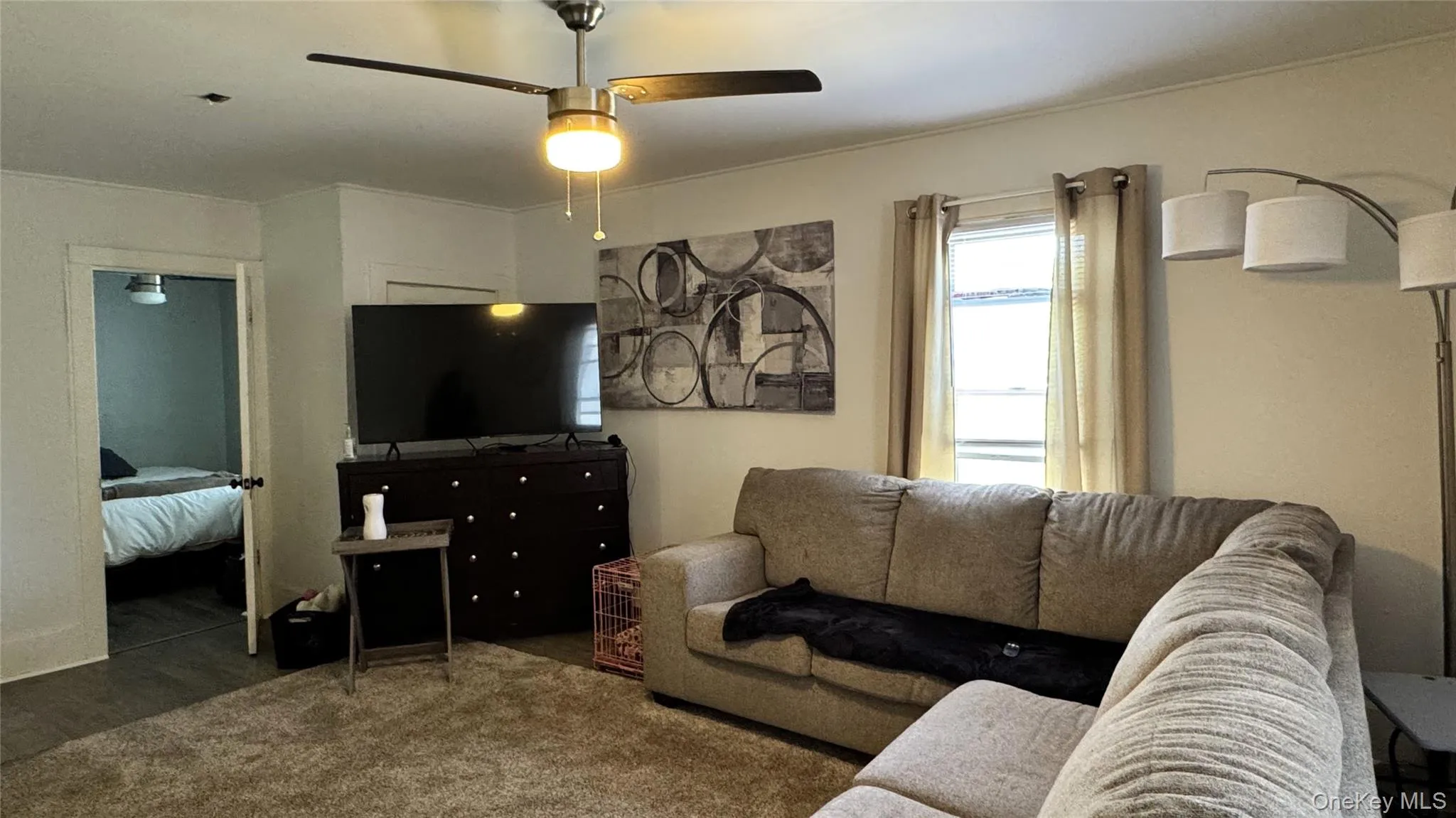 One of the Bedrooms is located just past the Living room. One of the Bedrooms is located just past the Living room.